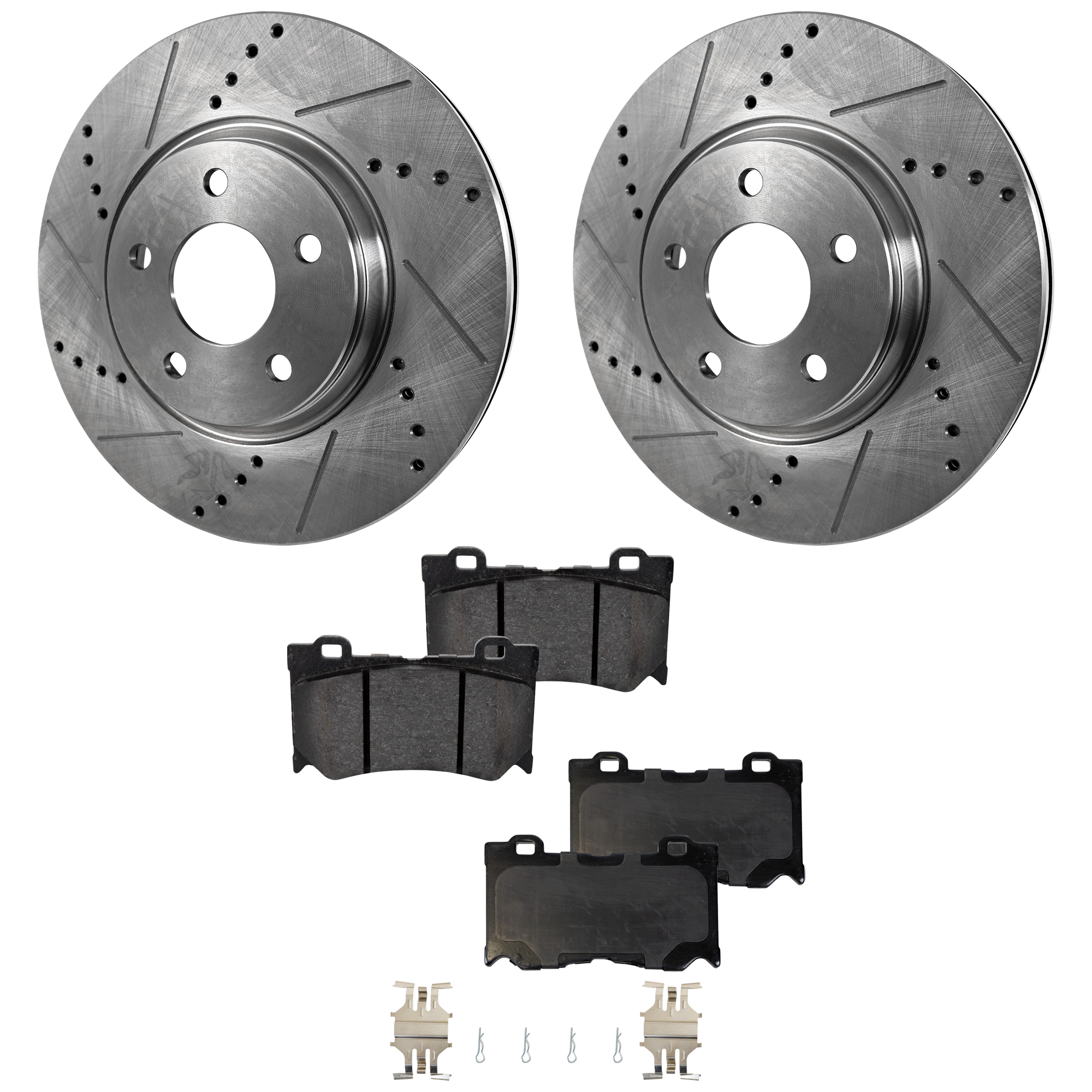 AM G37-09-13 FRONT BRAKE DISC AND PAD kit 4 pc kit SKU KIT 012925 C97 OEM D10601TG1C D1060JL00A D1060JL0