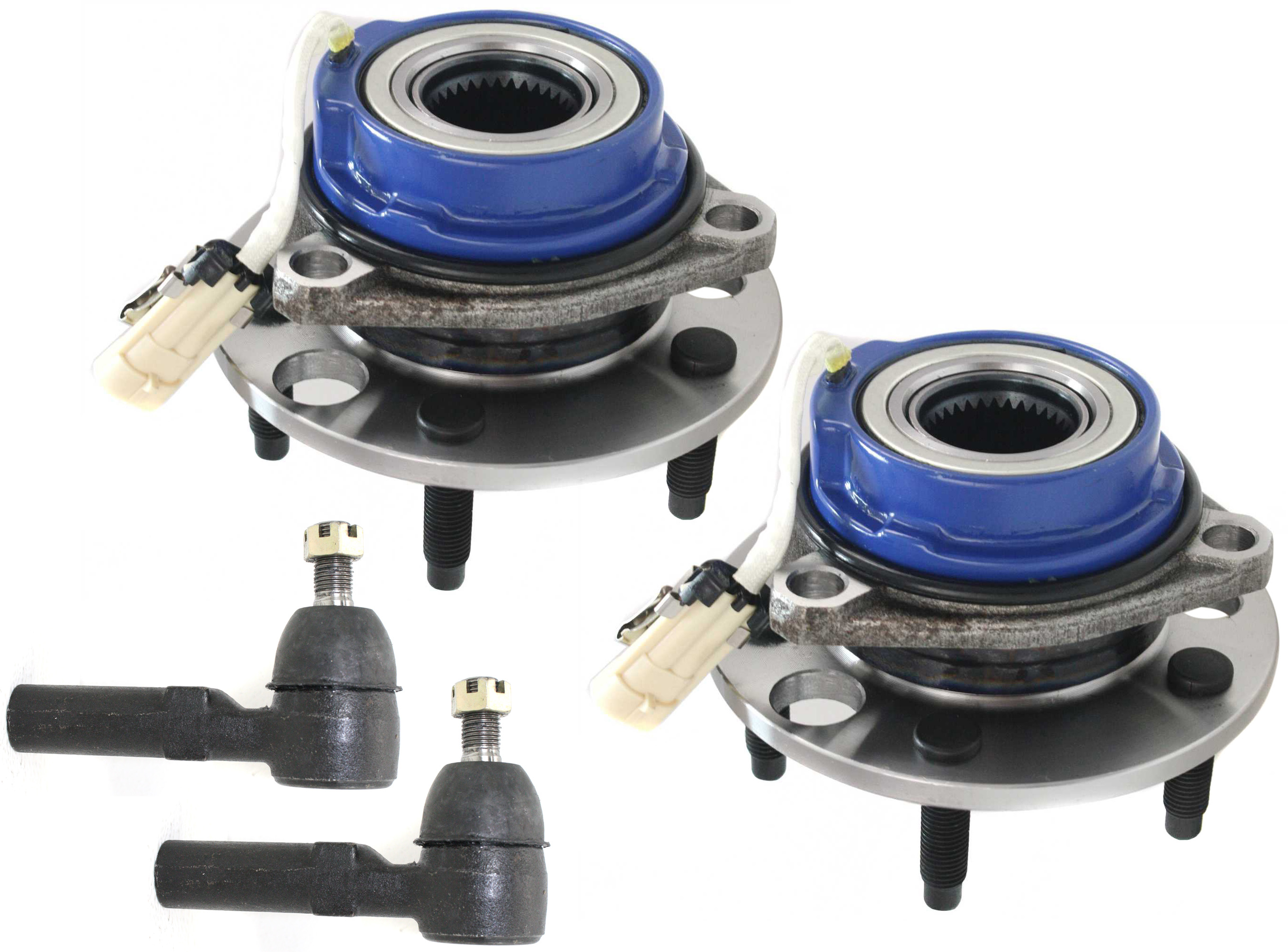 AM RIVIERA ELDORADO 92-96 WHEEL HUB 4 pc kit Front RH and LH with Tie Rod End SKU KIT 013019-03