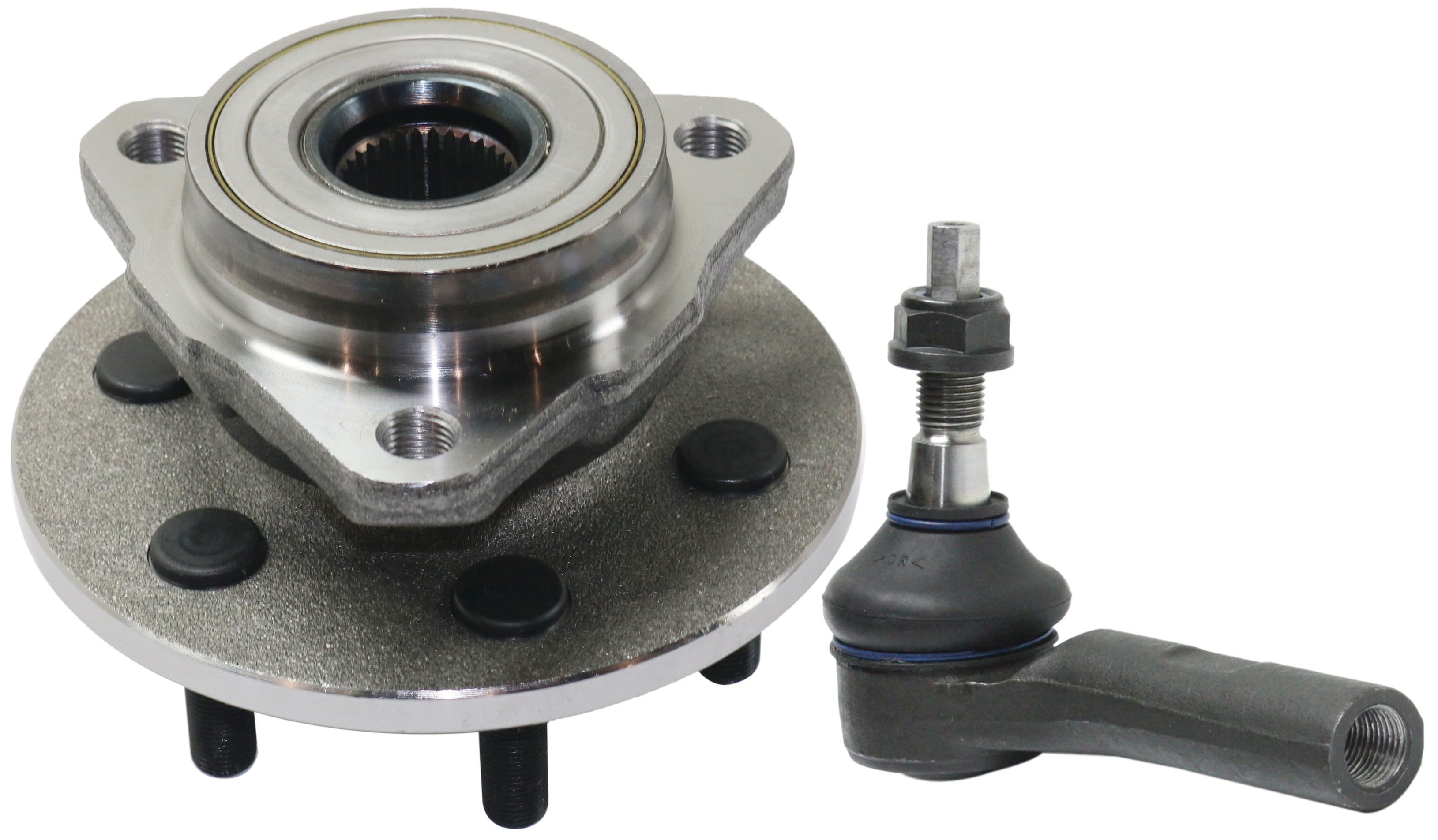 AM DAKOTA 00-04 DURANGO 00-03 FRONT HUB ASSEMBLY RH=LH 2 pc Kit Four Wheel Drive with Tie Rod End SKU KIT 013019-15 OEM 52069361AC 52106544AA