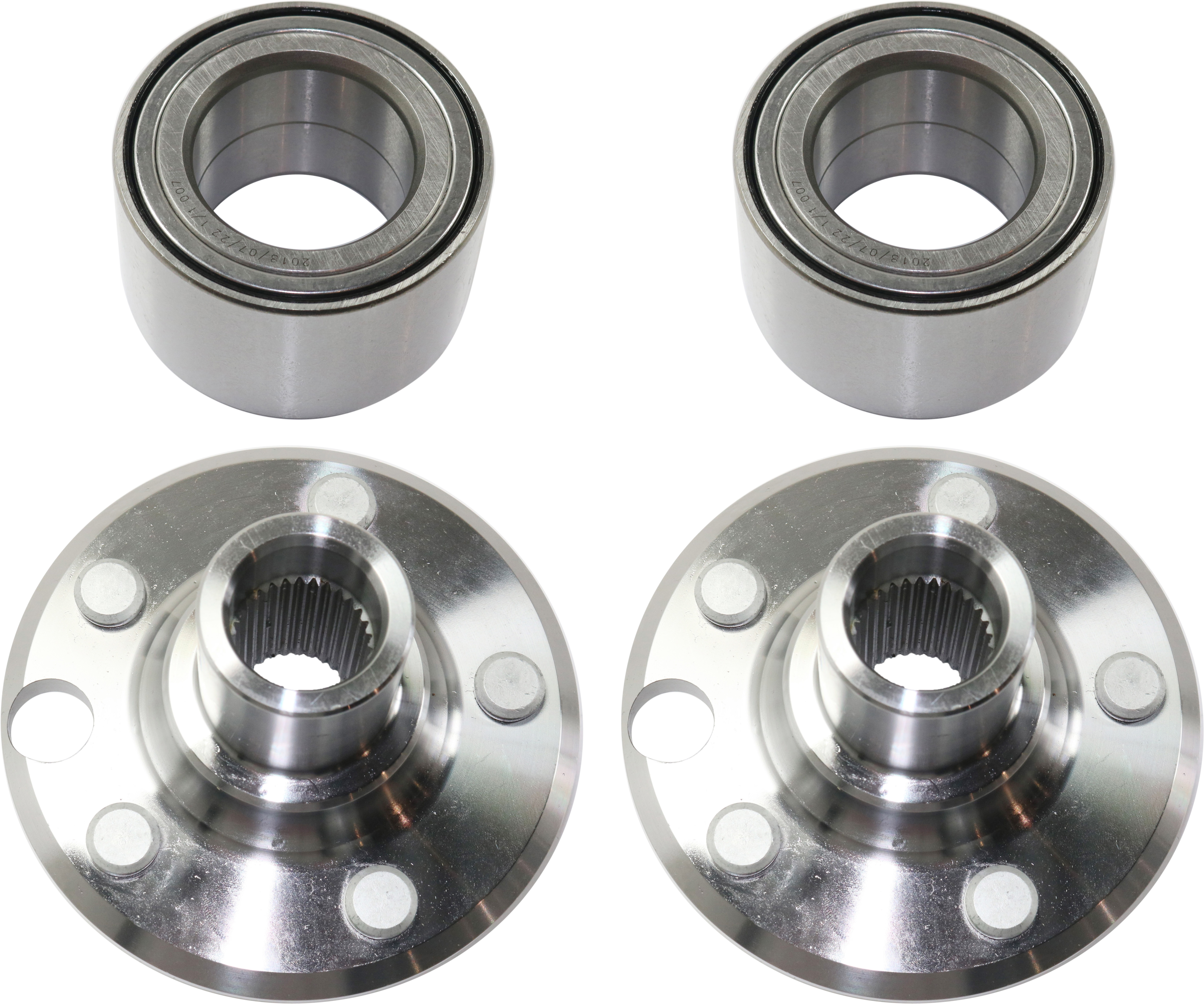 AM GS300-98-05 SC430-02-10 REAR HUB ASSEMBLY RH AND LH Set of 4 with Wheel Bearing SKU KIT 013019-26 OEM 4230130040-9036949002