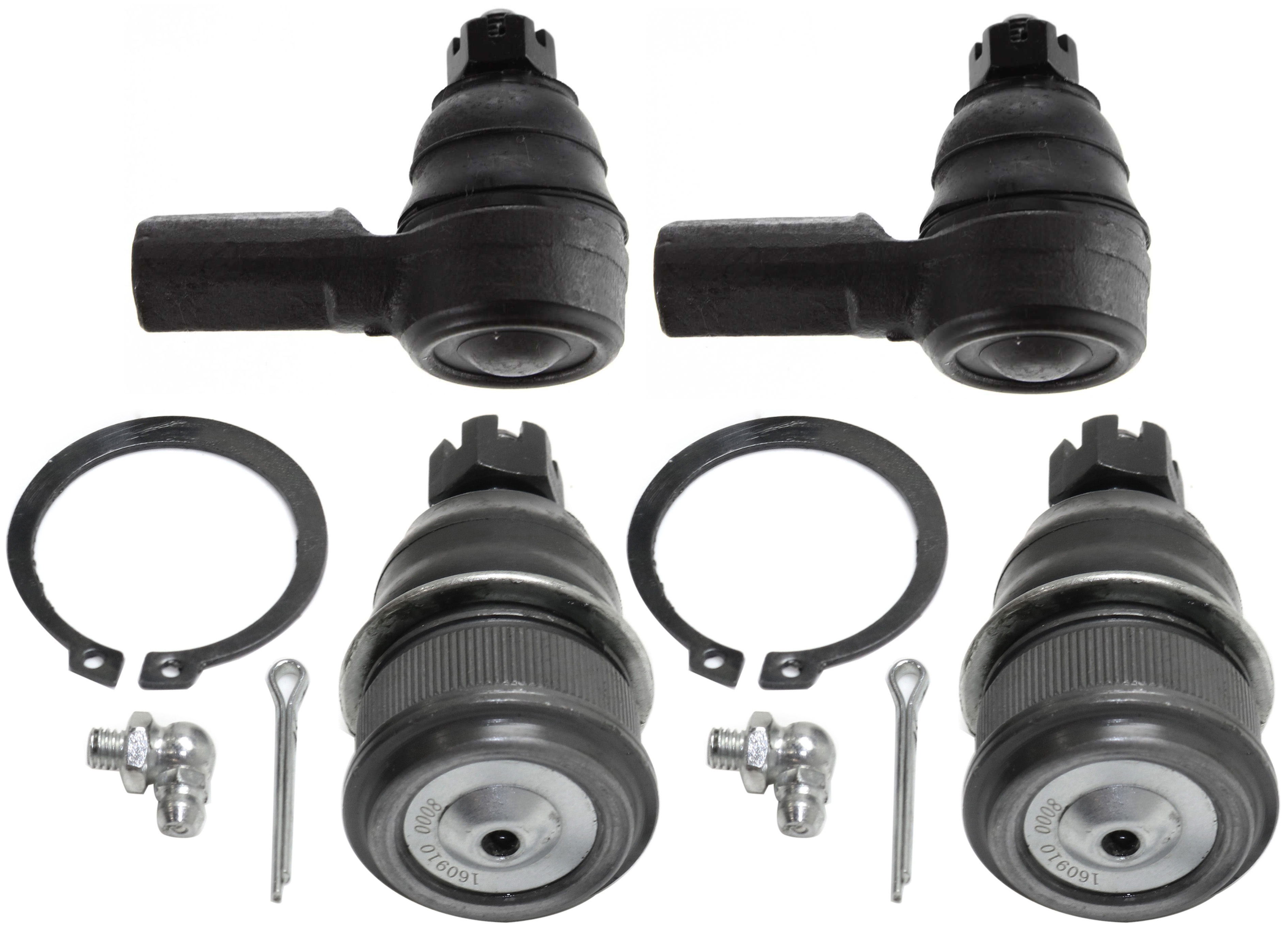 AM EL CIVIC 01-05 FRONT SUSPENSION KIT RH AND LH 4 pc Kit with Ball Joints and Tie Rod Ends SKU KIT 013118-13 OEM 104294-1015477-1016825-2601578