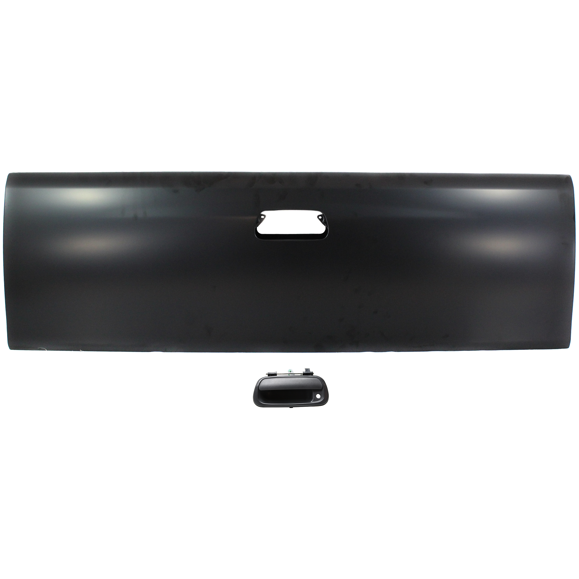 AM TUNDRA 01-06 TAILGATE Shell Only Steel Primed Fleetside Regular Cab 2 pc Kit with Tailgate Handle SKU KIT 013119-07 Partslink TO1900109 TO1915110 OEM 657000C021-690900C010