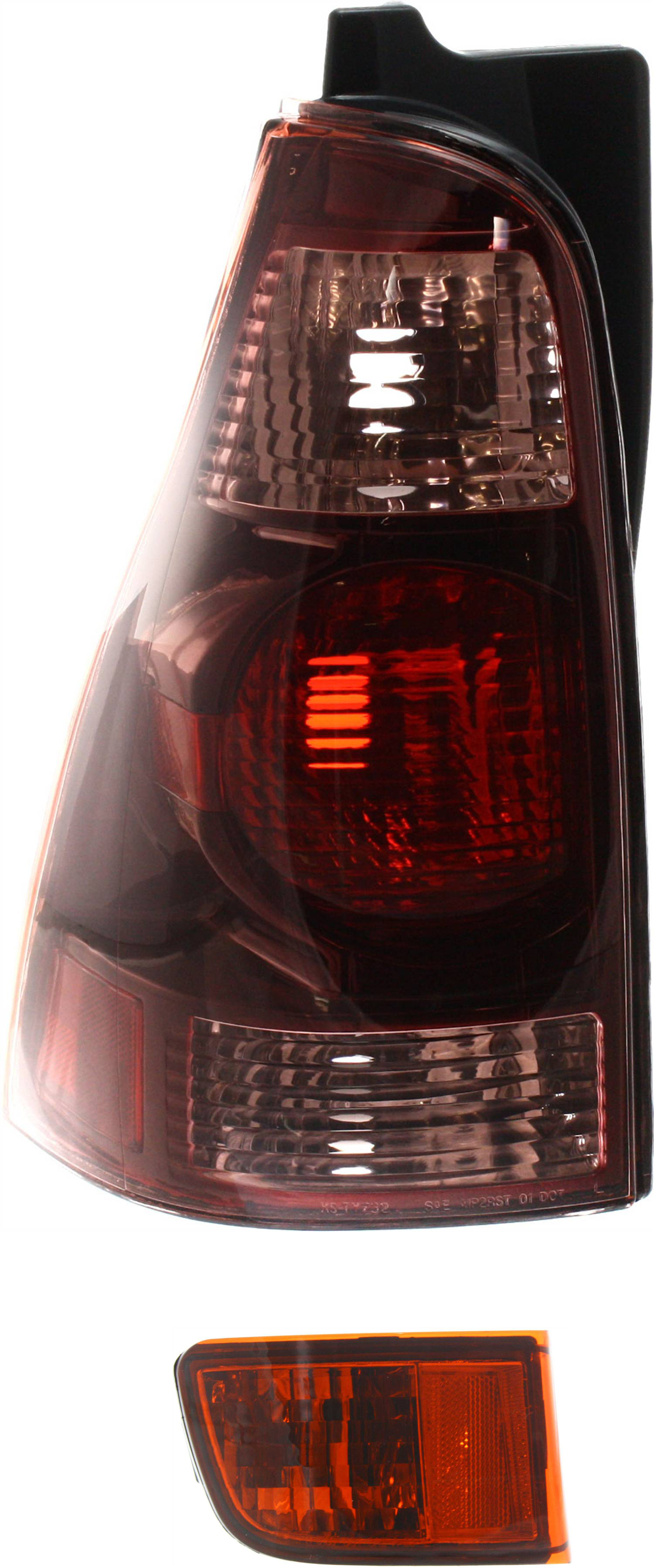 AM 4RUNNER 03-05 TAIL LAMP LH 2 pc Kit with Bumper Reflector SKU KIT 013119-08 Partslink TO2800147 TO1184101 OEM 8156135270-8159060141