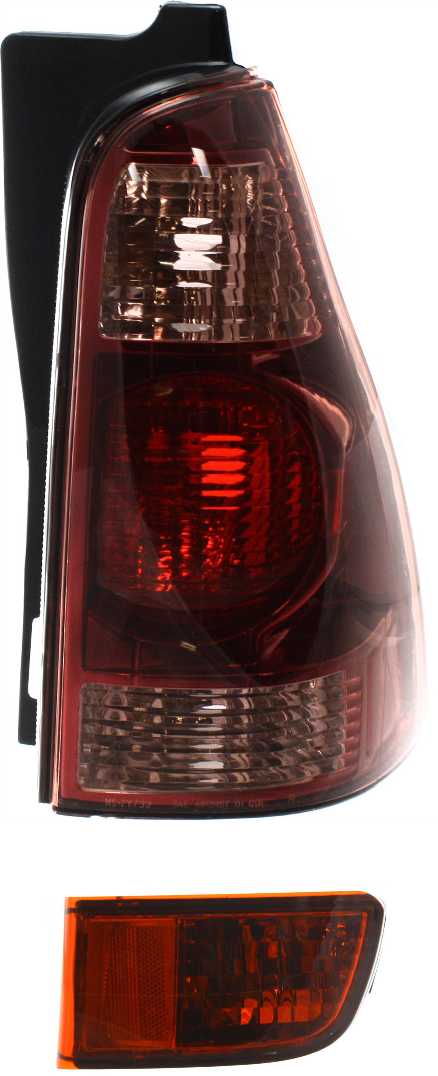 AM 4RUNNER 03-05 TAIL LAMP RH 2 pc Kit with Bumper Reflector SKU KIT 013119-09 Partslink TO2801147 TO1185101 OEM 8155135310-8158060111