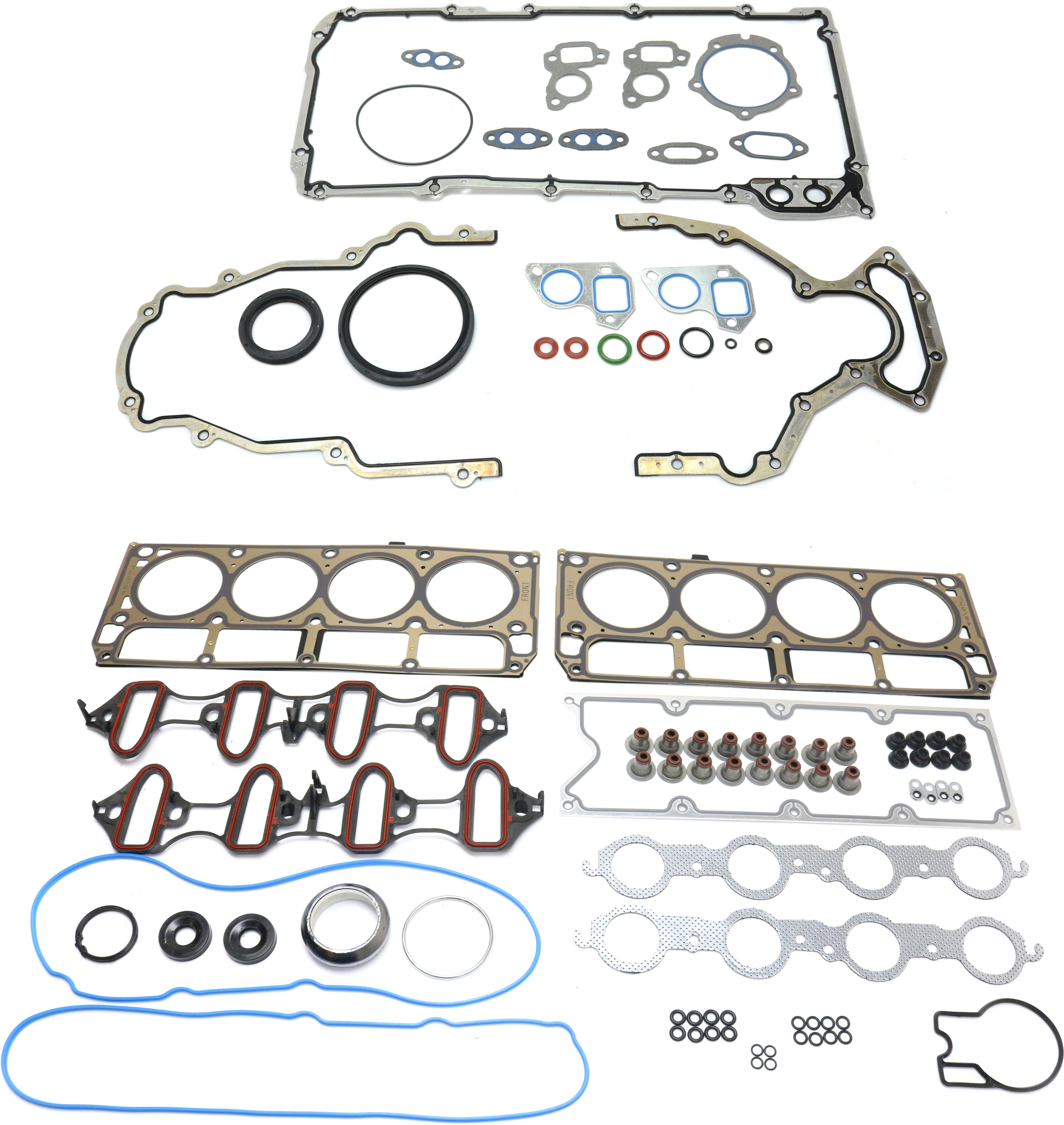 AM SIERRA SILVERADO 1500-02-07 EXPRESS VAN 04-08 ENGINE GASKET SET 2 pc Kit w Cylinder Head Gasket Engine Conversion Gasket Set SKU KIT 013119-47