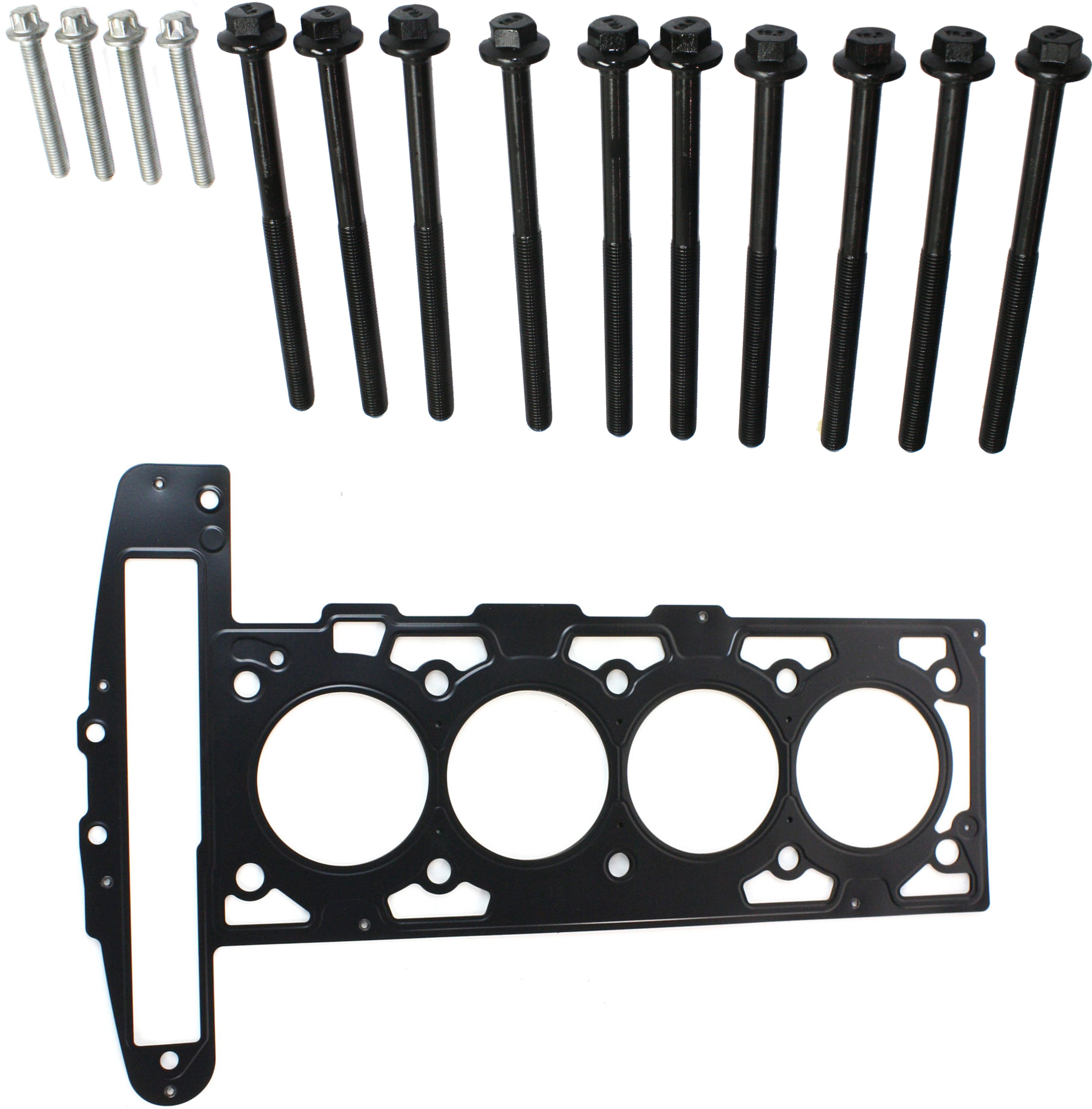 AM L SERIES 00-03 MALIBU 04-08 CYLINDER HEAD GASKET 15 pc Kit with Cylinder Head Bolt SKU KIT 013119-48 OEM 24444091