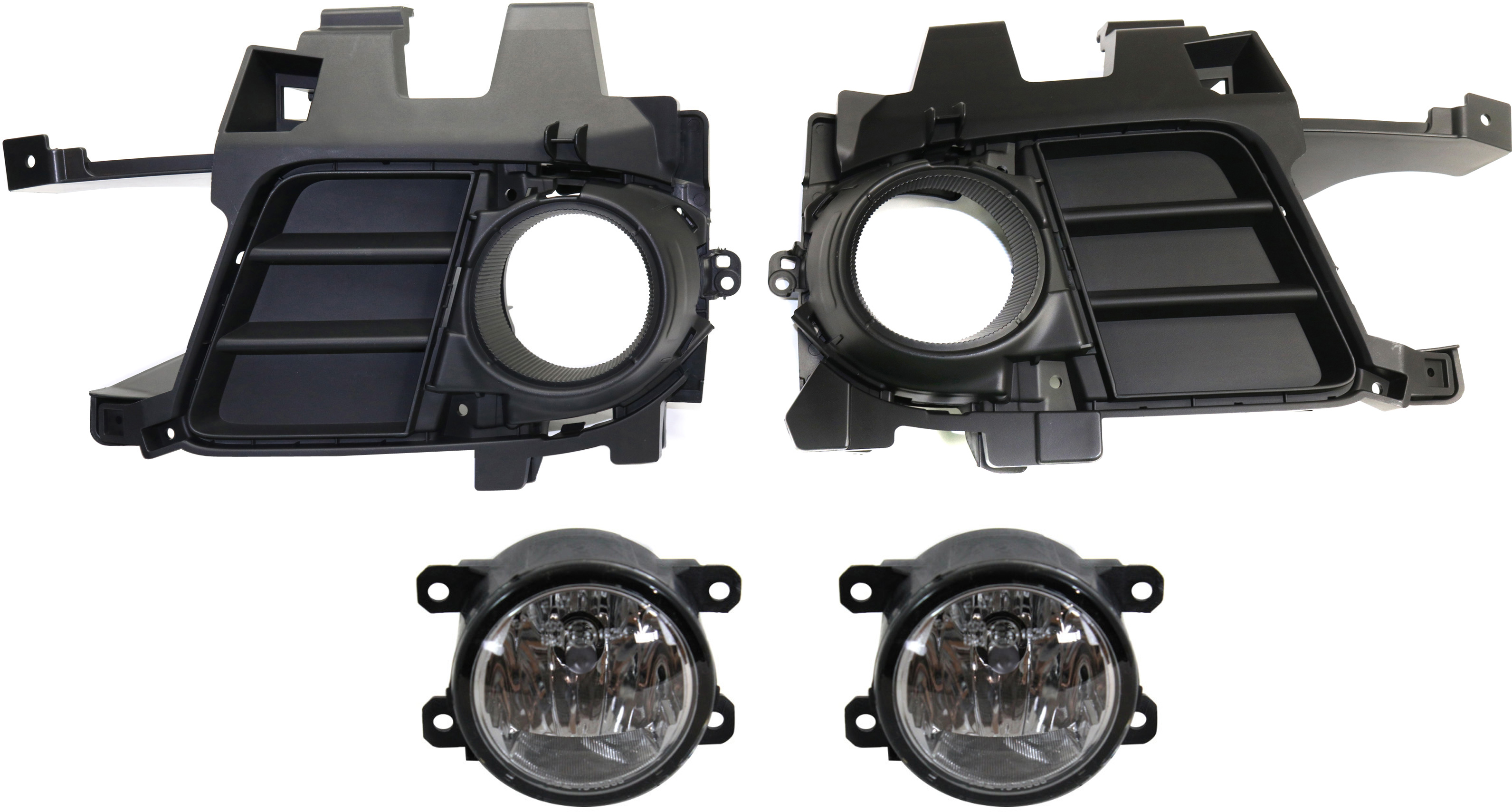 AM TSX 11-14 FOG LAMP RH AND LH 4 pc kit Assembly Halogen includes Fog Light Trim SKU KIT 020117-25 Partslink AC2592111 AC1038108 AC1039108 OEM 33900T0AA01-71116TL0G50-71115T