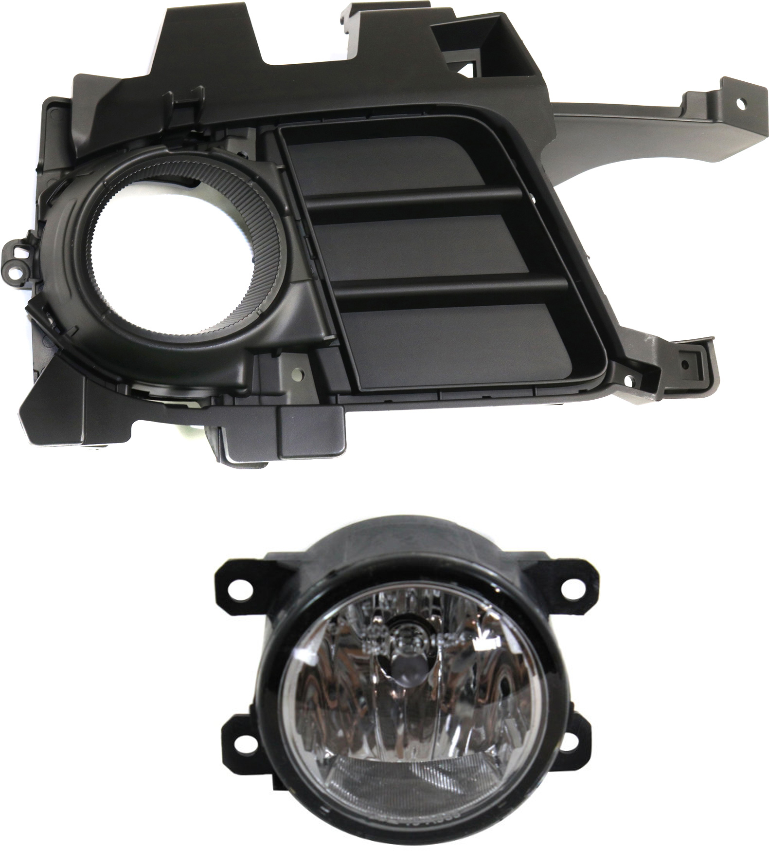AM TSX 11-14 FOG LAMP LH 2 pc kit Assembly Halogen includes Fog Light Trim SKU KIT 020117-26 Partslink AC2592111 AC1038108 OEM 33900T0AA01-71116TL0G50