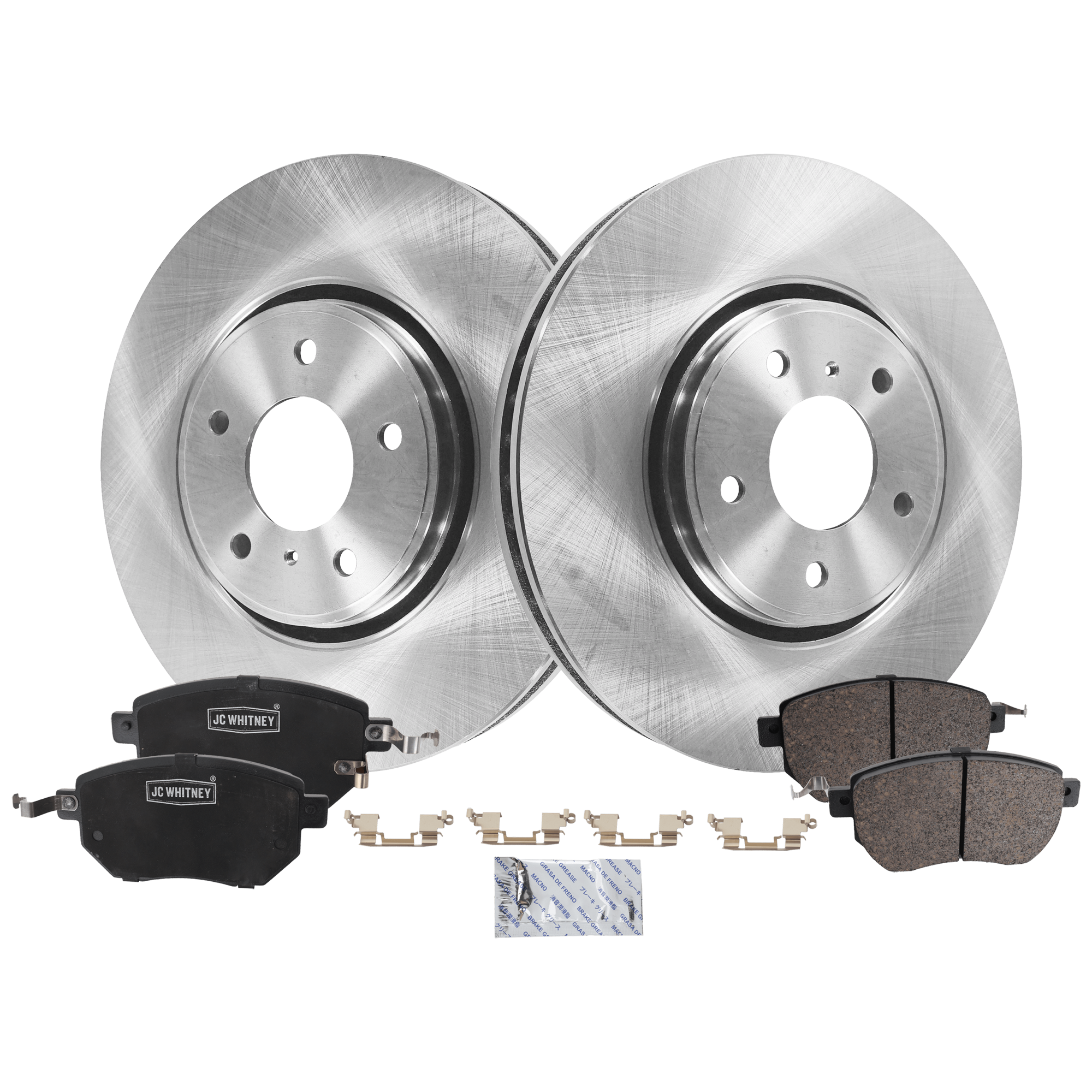 AM FX45 FX35-06-06 FRONT BRAKE DISC AND PAD KIT 4 pc kit SKU KIT 020123-15 OEM 40206CL70A 41060CA090-41060CA0