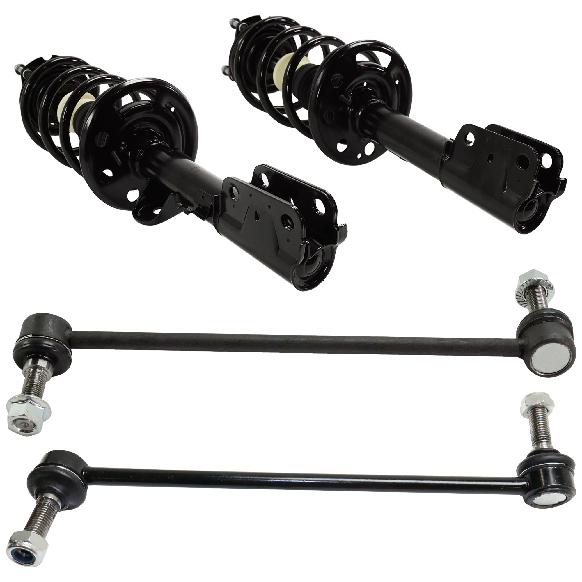 AM EXPLORER 11-13 FRONT SUSPENSION KIT RH AND LH 4 pc Kit with Loaded Struts and Sway Bar Links SKU KIT 020421-03-20 OEM 1333450L BB5Z18124A BB5Z18124B