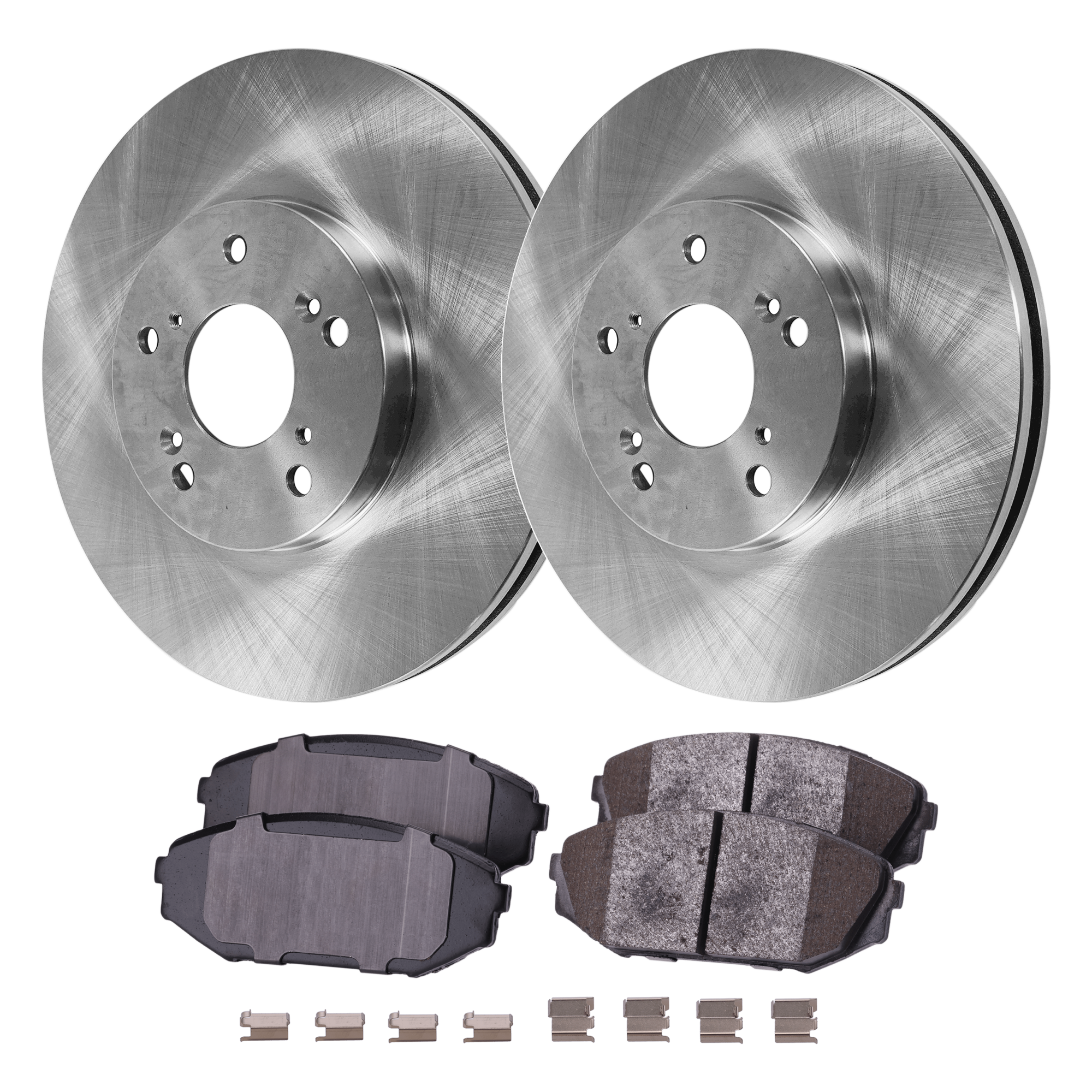 AM ODYSSEY 99-04 MDX 01-02 FRONT BRAKE DISC AND PAD KIT 2 Wheel Set SKU KIT 020421-03-48 OEM 45251S0X000-45022S0X020-45022S