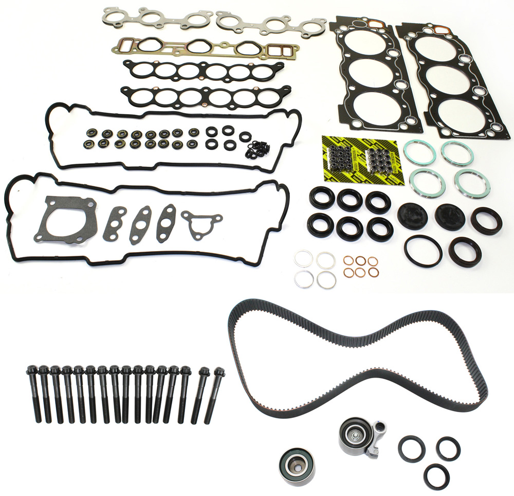 AM TACOMA 95-01 TUNDRA 00-04 TIMING BELT KIT 3 pc kit w Cylinder Head Bolt Cylinder Head Gasket SKU KIT 020718-02 OEM 291016-2522710-95271K1 BK271 B