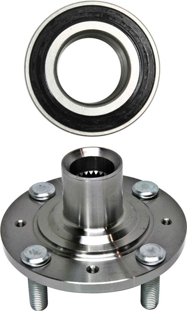 AM CIVIC 92-00 CIVIC DEL SOL 93-97 FRONT HUB ASSEMBLY RH AND LH 4 Studs 2 pc Kit w Wheel Bearing SKU KIT 020718-16