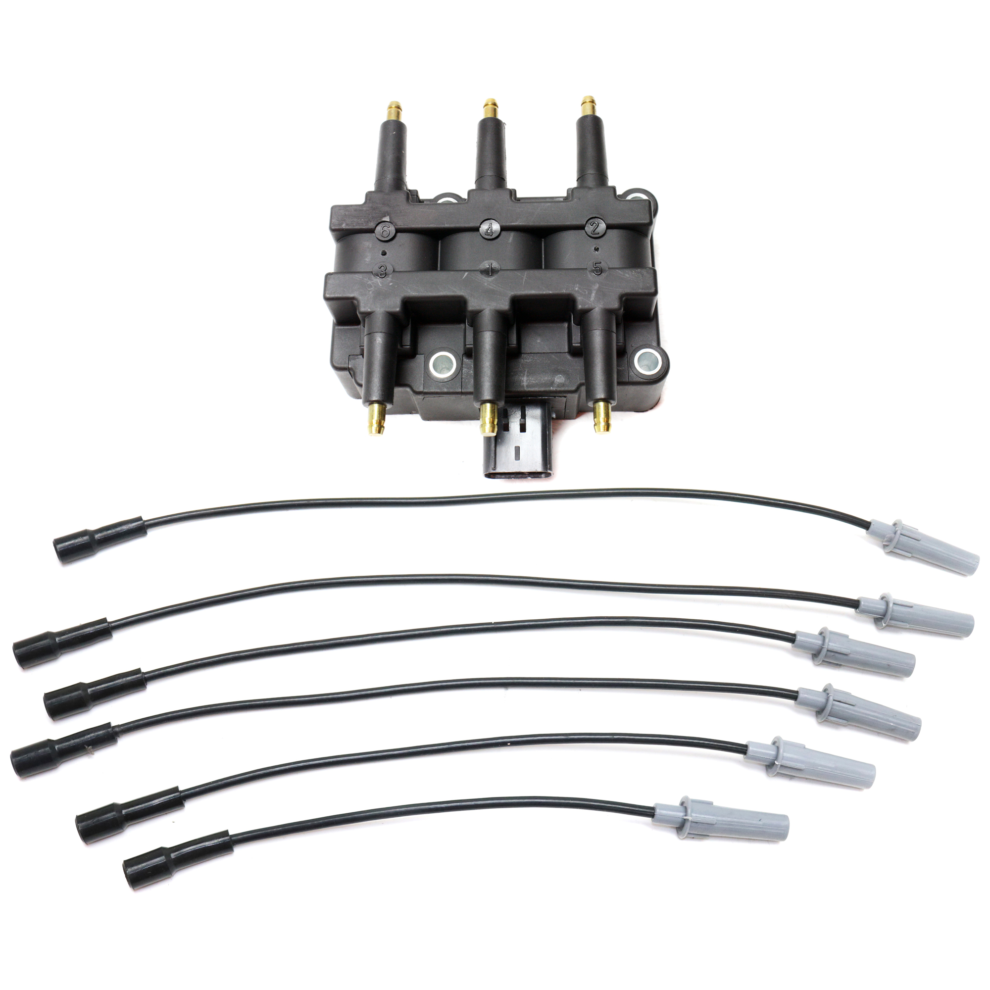 AM GRAND CARAVAN TOWN COUNTRY 01-10 IGNITION COIL AND SPARK PLUG KIT 2 pc Kit SKU KIT 020719-05