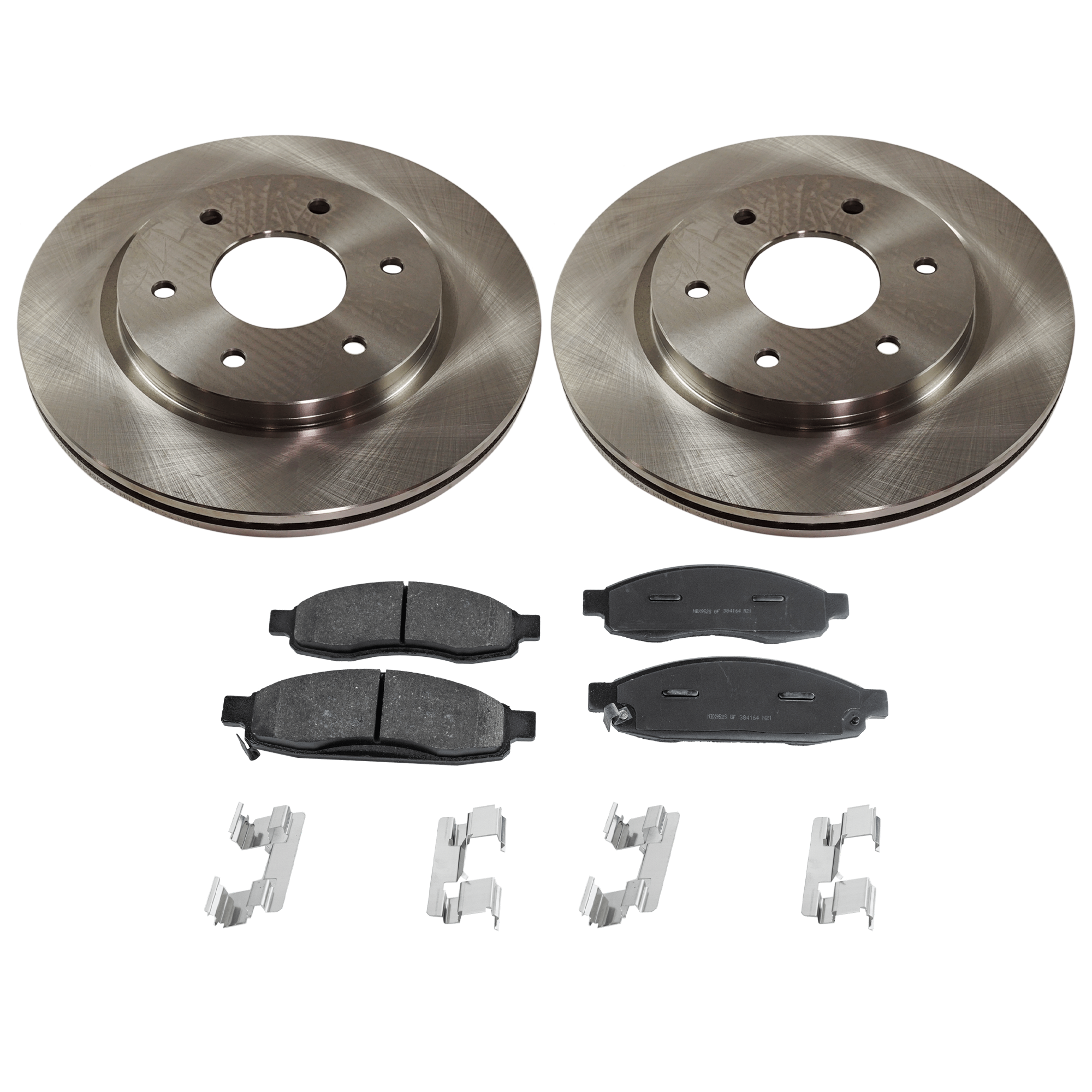 AM ARMADA 06-06 FRONT AND REAR BRAKE DISC AND PAD KIT 4 pc Kit SKU KIT 020725 C130 OEM 40206ZC00A 40206AC00A 40206ZC0