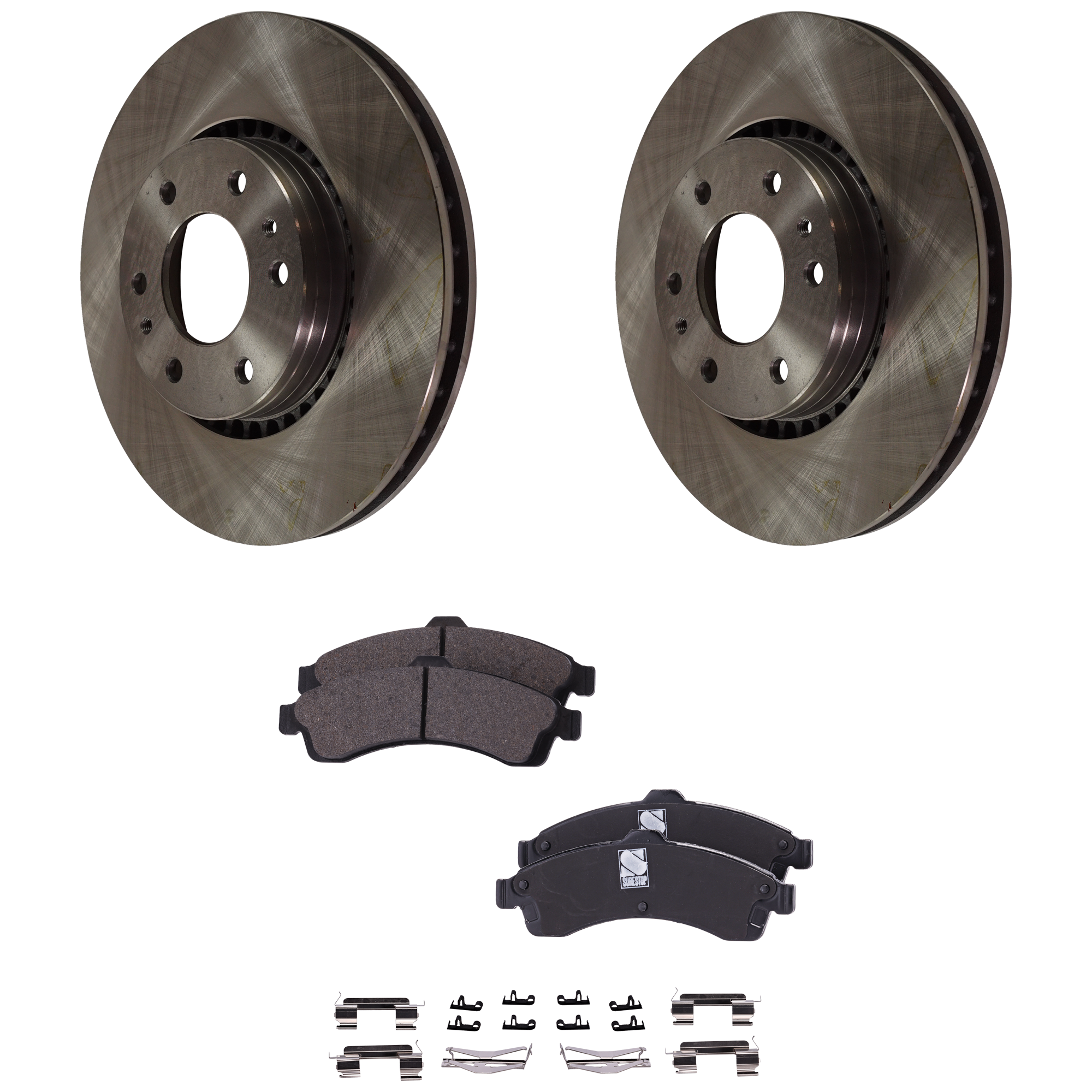 AM 9-7X 05-05 FRONT AND REAR BRAKE DISC AND PAD KIT 4 Wheel Set SKU KIT 020725 C15 OEM 18060665-25826103-12497782-812