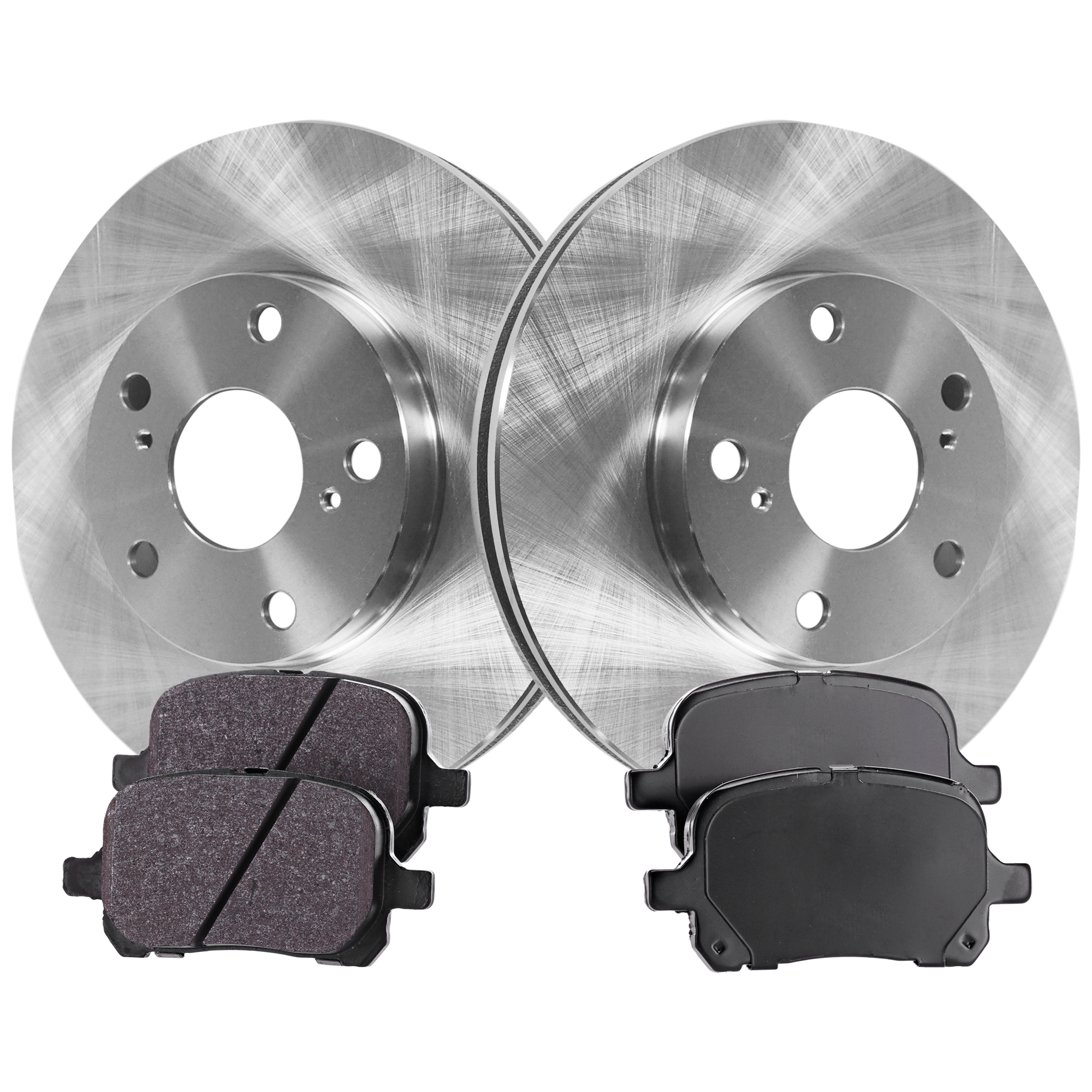 AM AVALON 00-04 FRONT AND REAR BRAKE DISC AND PAD KIT 4 Wheel Set SKU KIT 020725 C29 OEM 4351233070-0446528460-04465331