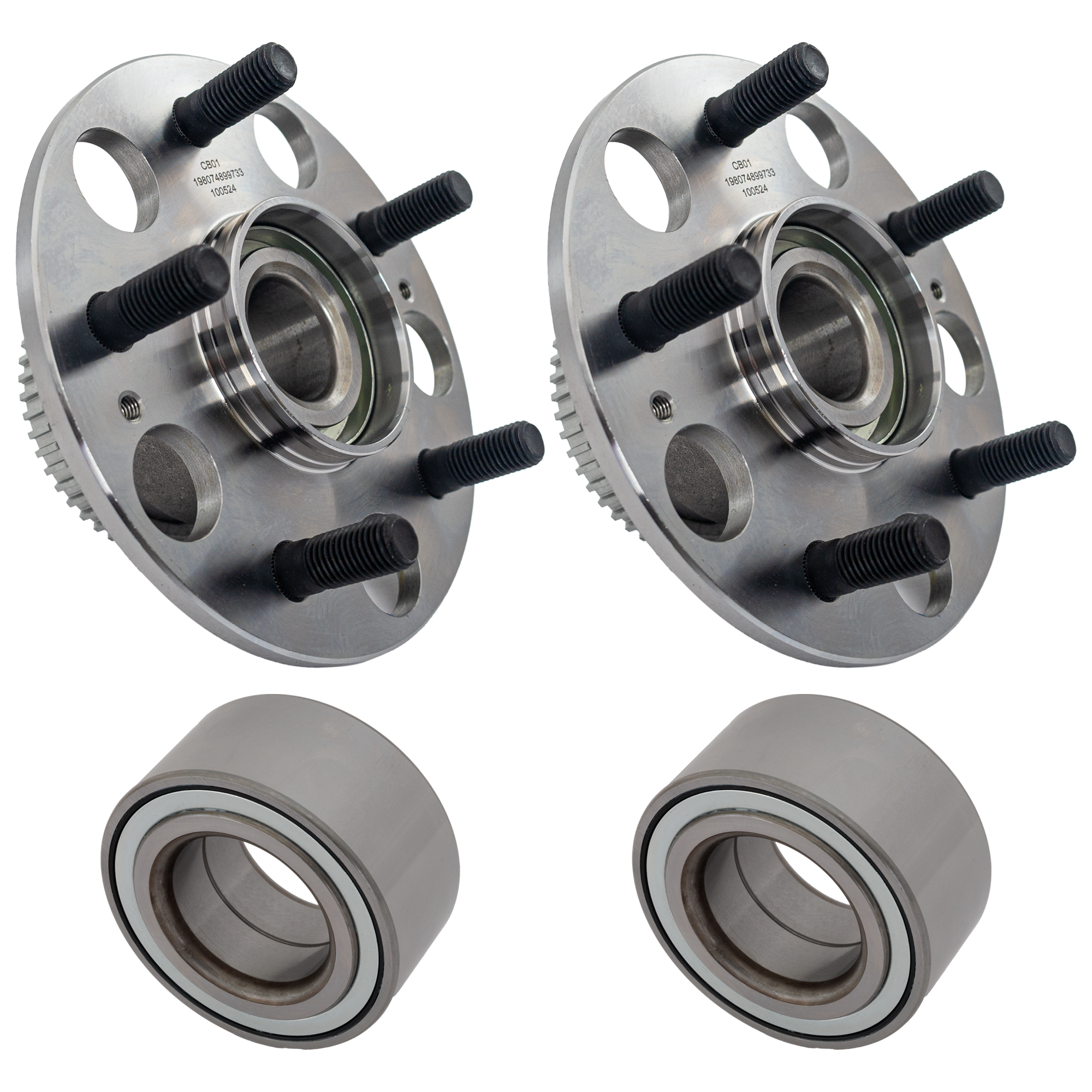 AM CIVIC 04-05 REAR HUB ASSEMBLY RH AND LH 4 pc kit Includes Wheel Bearing SKU KIT 020725 C64