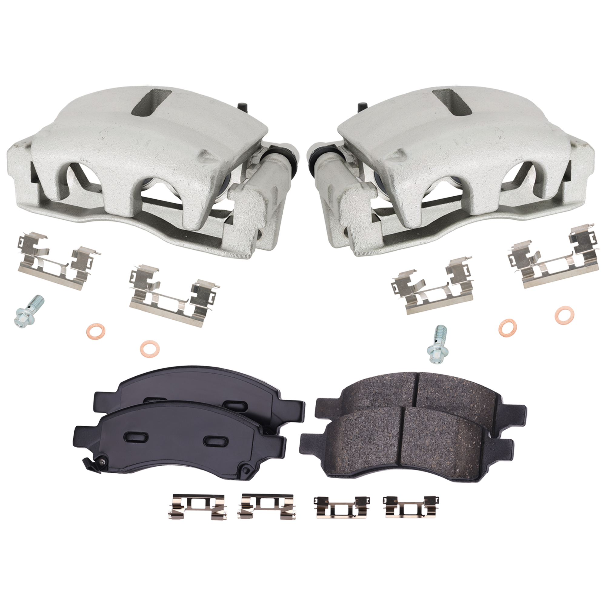 AM ACADIA 07-16 FRONT BRAKE KIT WITH CALIPERS 2 Wheel Set Includes 2 Brake Caliper and 1 Brake Pad Set SKU KIT 020725 C68 OEM 15911562-84273011