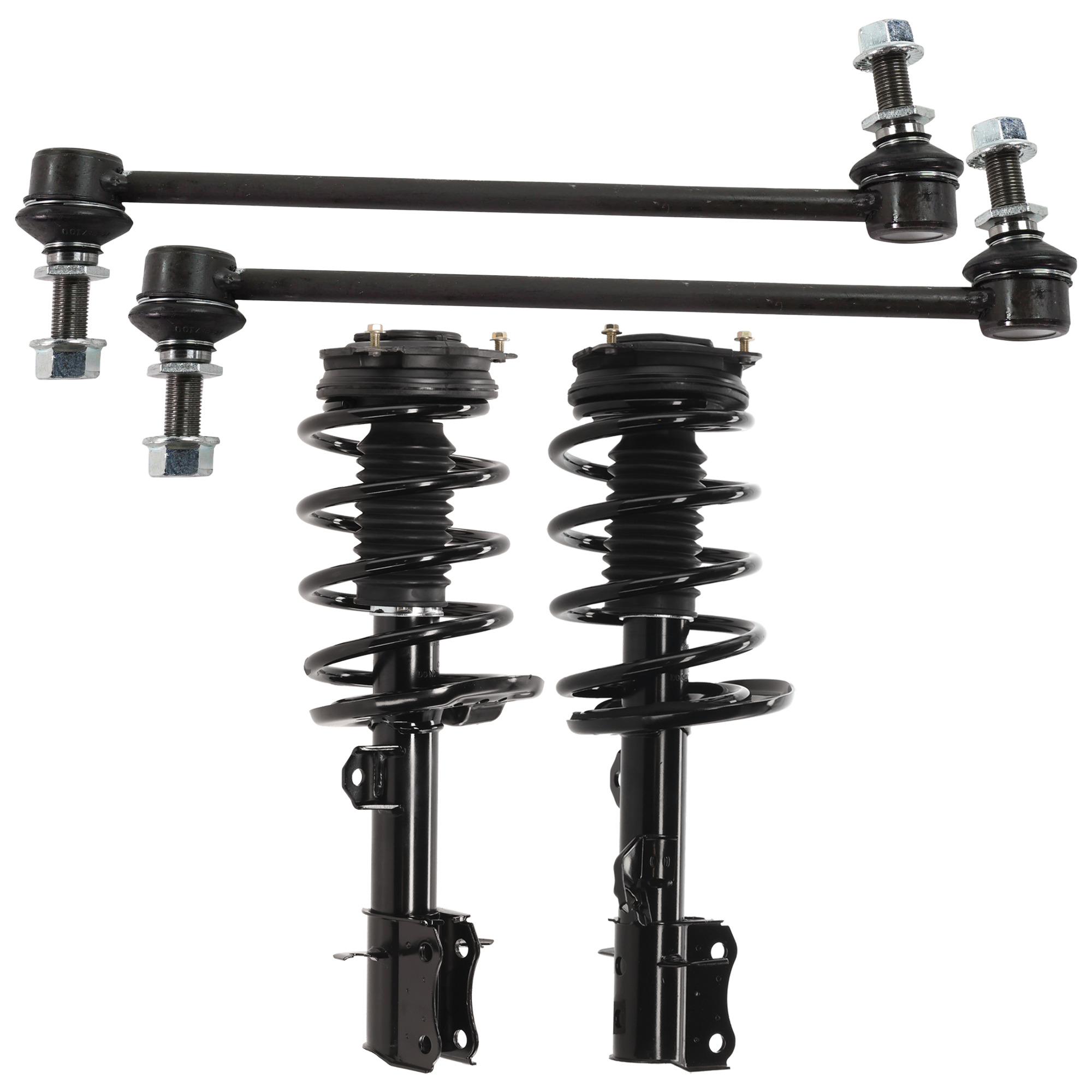 AM SENTRA 14-14 FRONT SHOCK ABSORBER RH AND LH 4 pc kit Includes Sway Bar Link SKU KIT 020725 C70 OEM 54618CY00A