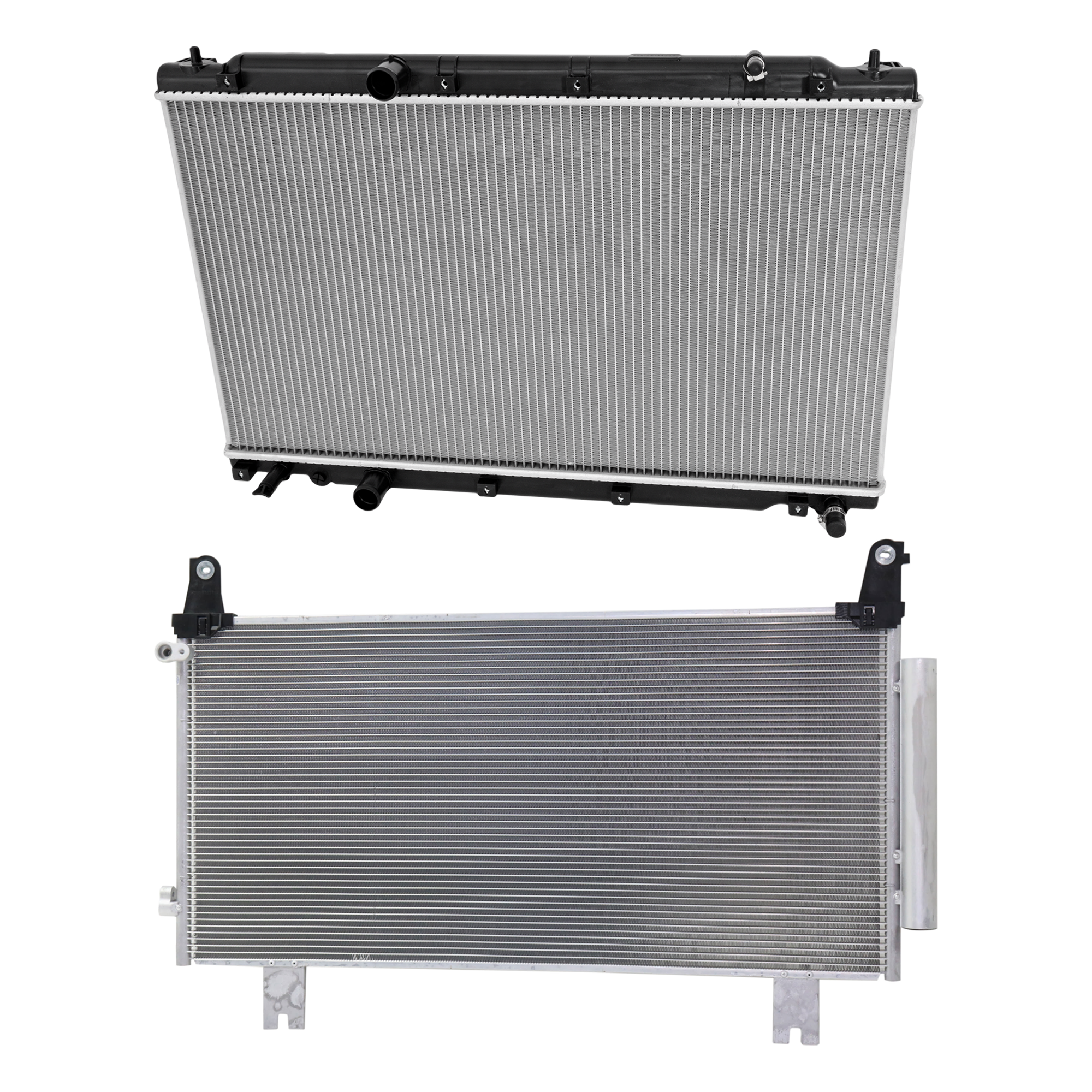 AM CR V 17-22 RADIATOR 2 pc kit Includes A C Condenser SKU KIT 020725 C90 Partslink HO3030167 OEM 80100TLAA01
