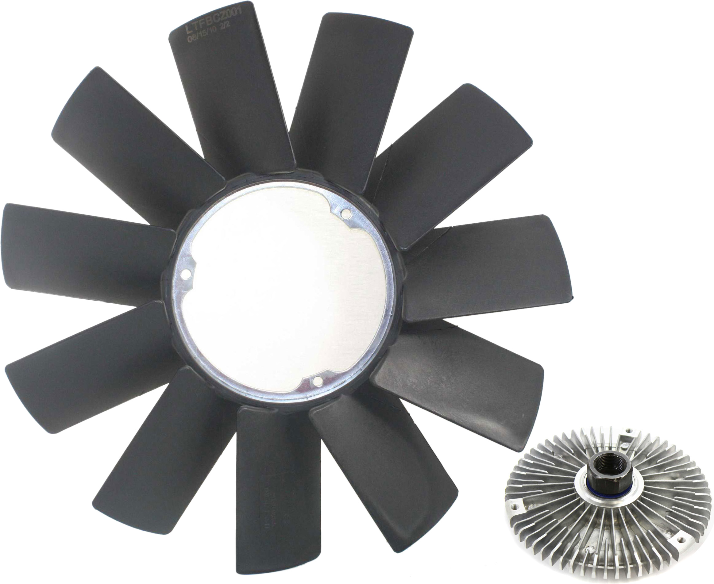 AM 735I 87-92 X5-01-06 FAN CLUTCH 2 pc Kit Thermal Design Standard Rotation SKU KIT 020915-22 Partslink BM3112100 OEM 11527505302-11521712058