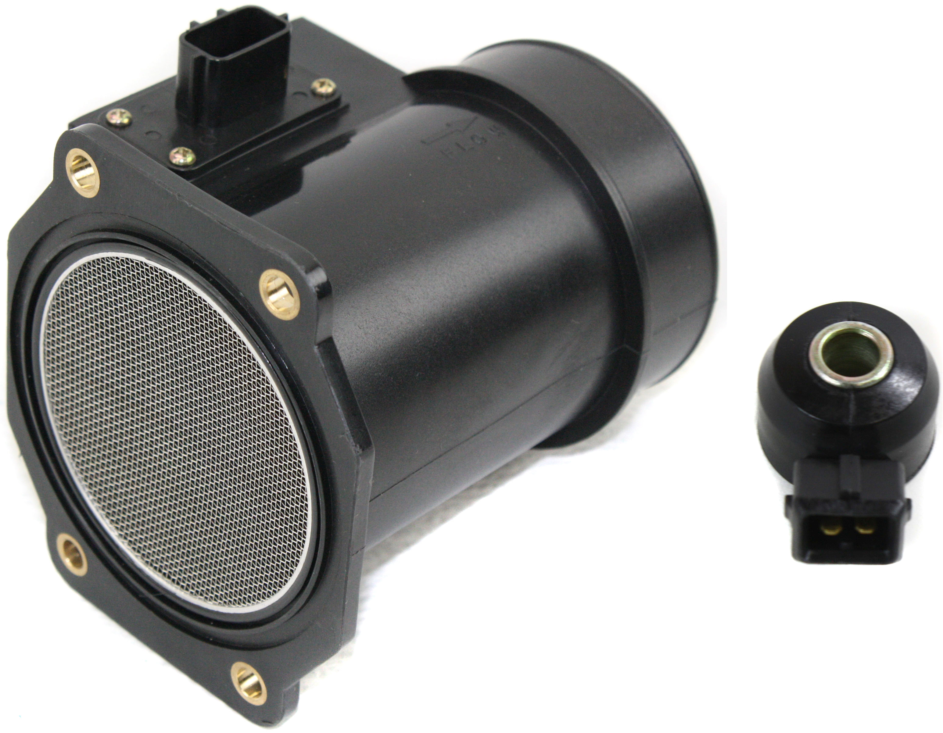 AM MAXIMA 95-99 Q45-97-01 MASS AIR FLOW SENSOR 2 pc Kit with Knock Sensor SKU KIT 020915-30 OEM 2268031U00-2206030P00