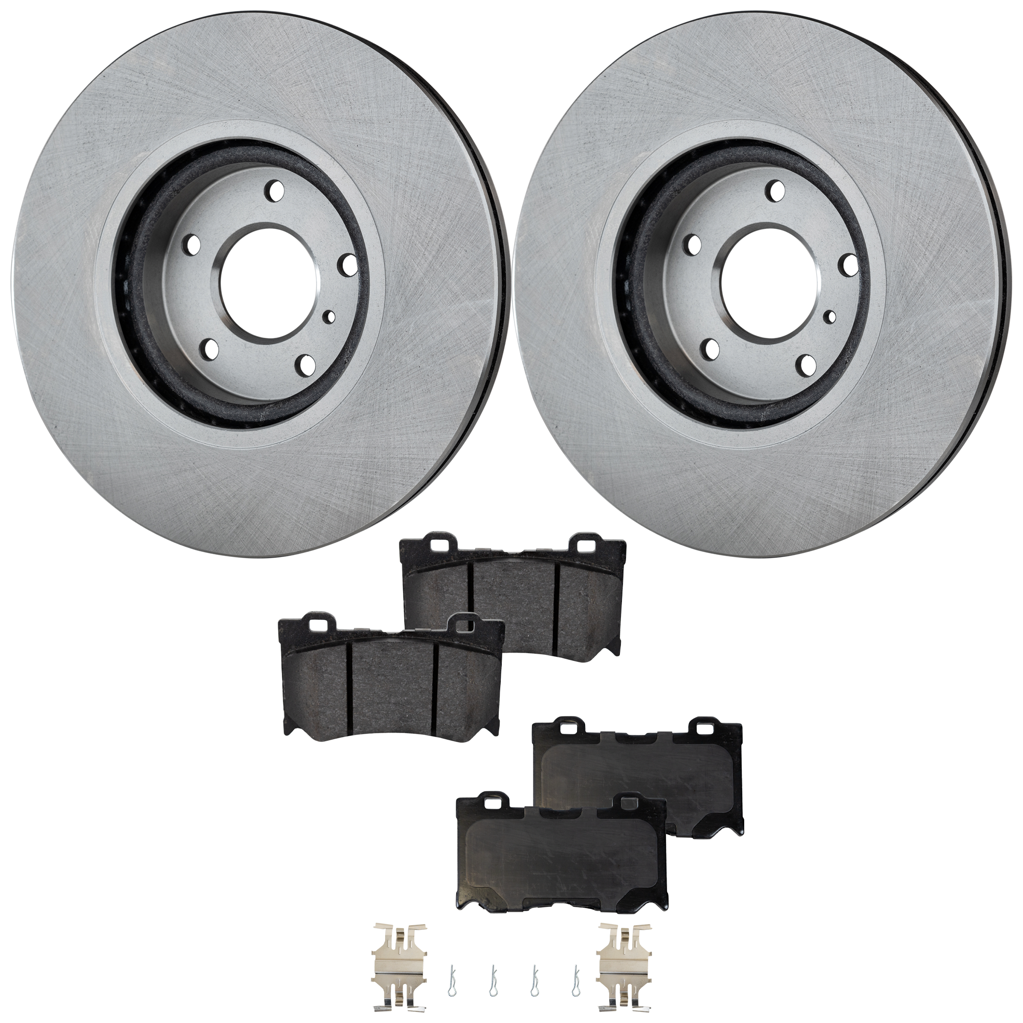 AM G37-10-13-370Z 09-19 FRONT BRAKE DISC AND PAD KIT 4 pc kit SKU KIT 020923-30 OEM 40206CA010-40206EG000 D10601TG