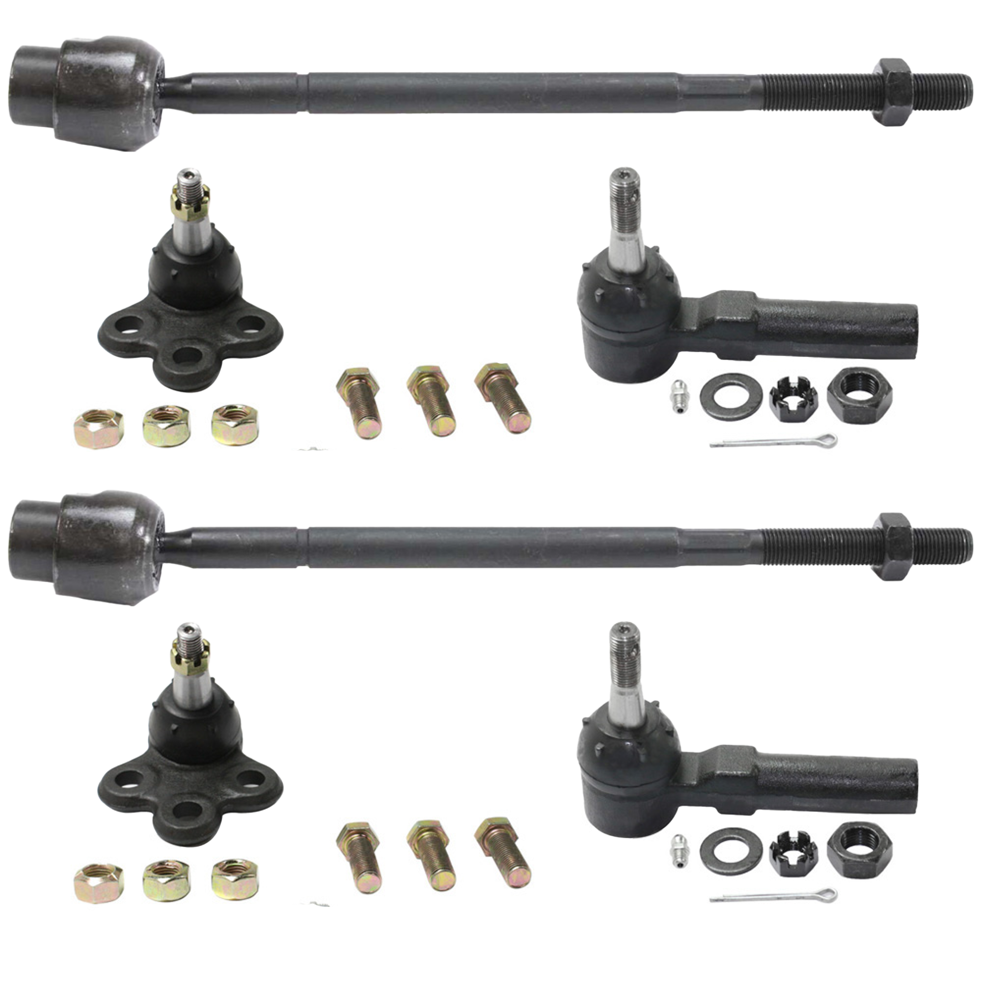 AM CENTURY 97-05 IMPALA 00-13 IMPALA LIMITED 14-16 FRONT SUSPENSION KIT RH AND LH 6 pc kit with Ball Joints and Tie Rod Ends SKU KIT 021214-07 OEM 104257-282021-2601506-26015
