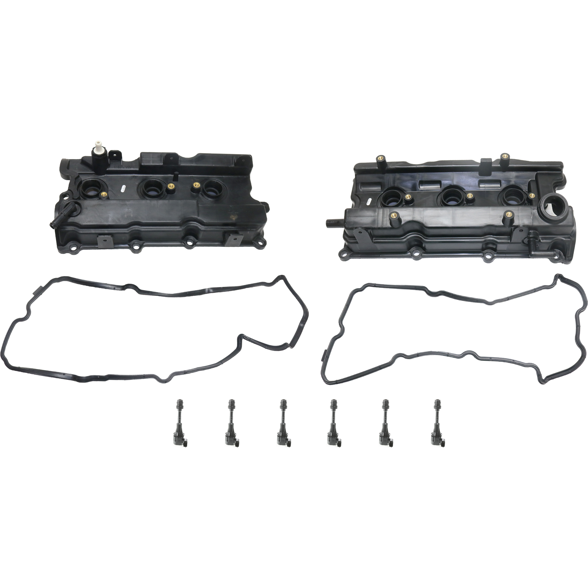AM ALTIMA 02-06 MAXIMA 02-08 QUEST 04-09 FRONT AND REAR VALVE COVER 8 pc Kit with Ignition Coils SKU KIT 021419-03