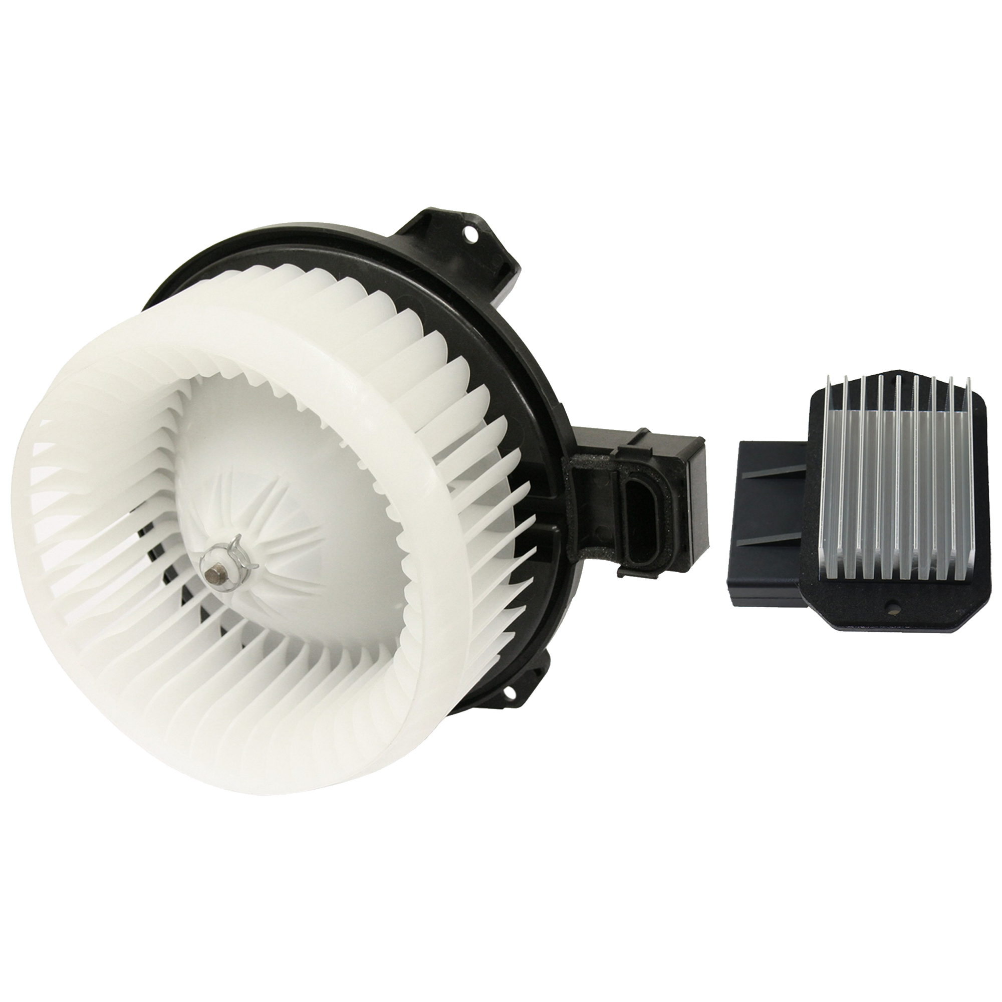 AM 4RUNNER 03-09 BLOWER MOTOR Assembly Front 2 pc kit with Blower Motor Resistor SKU KIT 021424-06 OEM 8710335060-8710335070-87165130