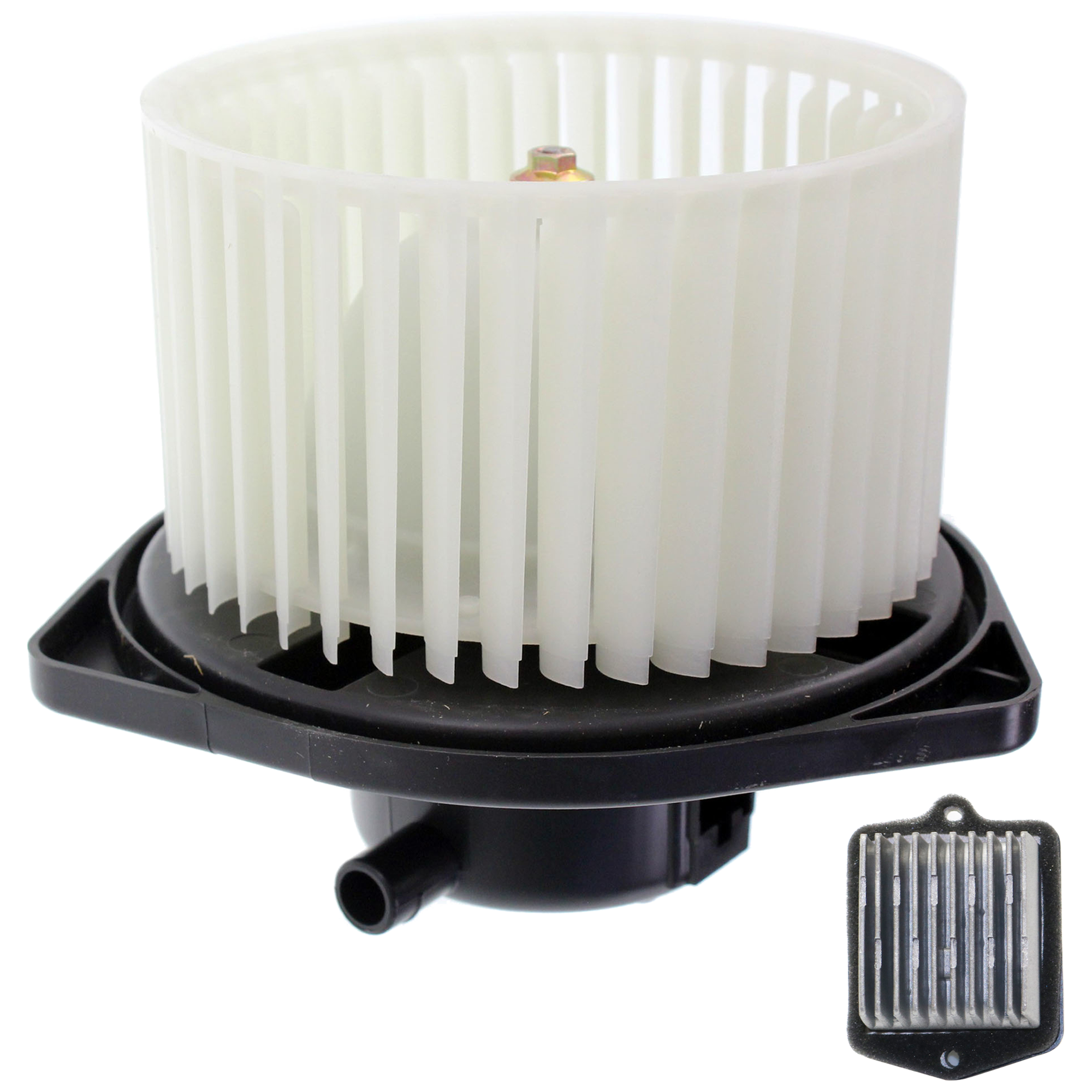 AM LANCER 08-17 OUTLANDER 07-13 BLOWER MOTOR Assembly 2 pc kit with Blower Motor Resistor SKU KIT 021424-126 OEM 7802A217-7802A006