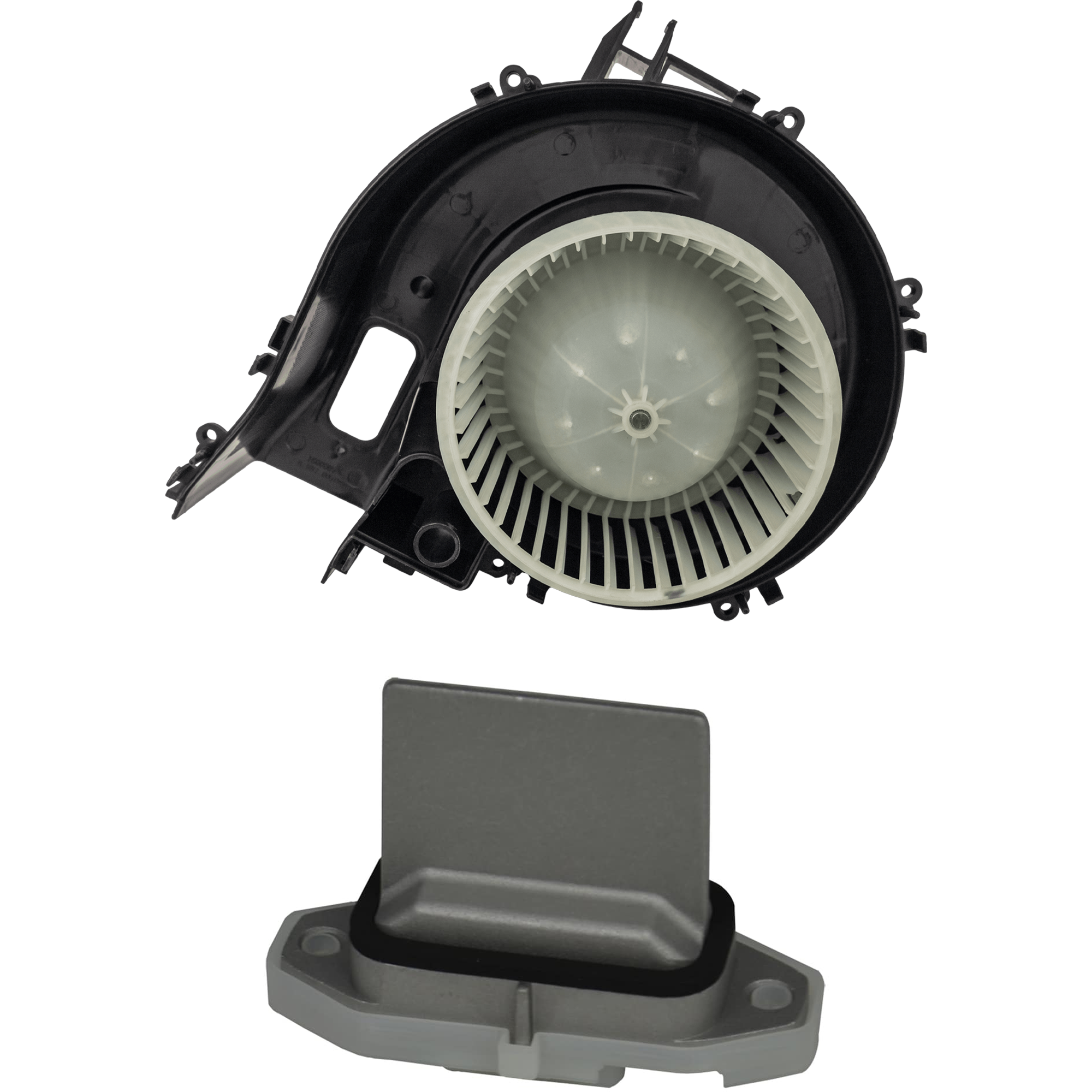 AM MAXIMA 04-08 ALTIMA 05-06 BLOWER MOTOR Assembly w Motor Wheel 2 pc kit w Blower Motor Resistor SKU KIT 021424-130