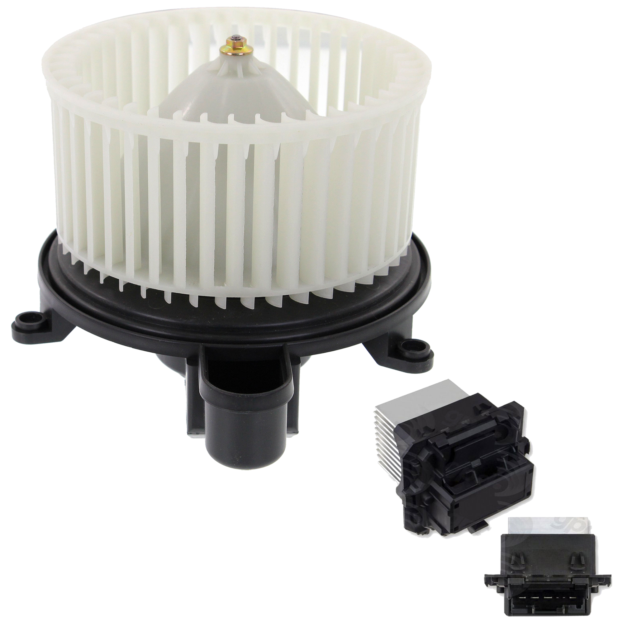 AM F SERIES SUPER DUTY 11-16 BLOWER MOTOR Assembly Front or Rear 2 pc kit with Blower Motor Resistor SKU KIT 021424-135