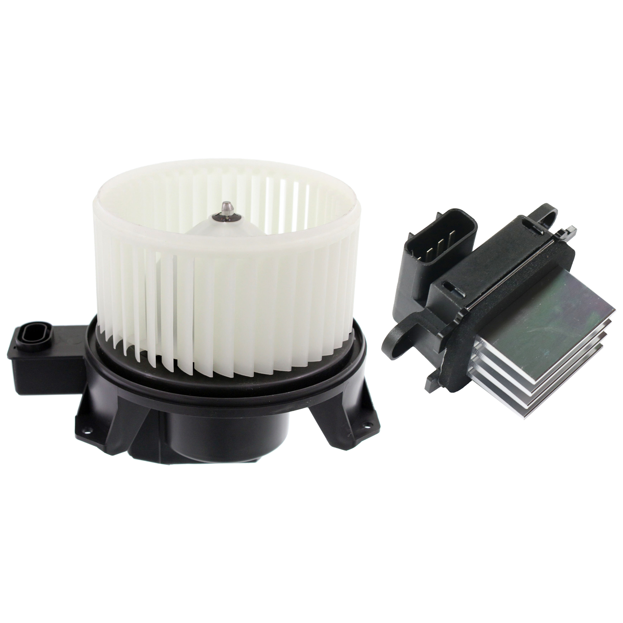 AM MUSTANG 09-09 BLOWER MOTOR Assembly 2 pc kit w Blower Motor Resistor SKU KIT 021424-137 OEM 4R3Z19805AA PFM 5R3Z19805A 7C3