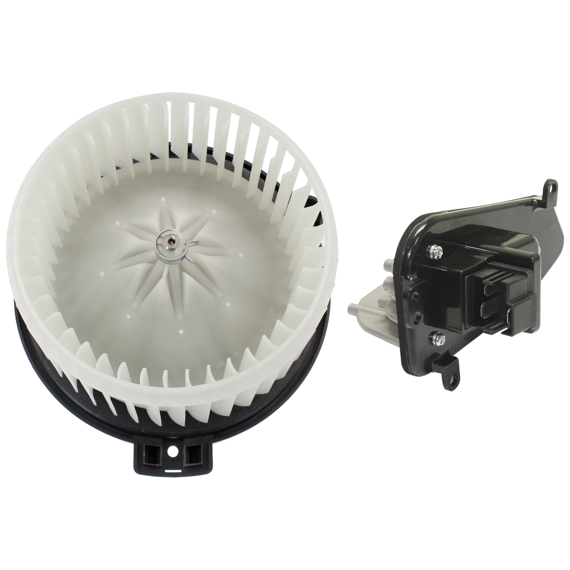 AM MDX 01-03 PILOT 03-04 BLOWER MOTOR Assembly Front 2 pc kit w Blower Motor Resistor SKU KIT 021424-29 OEM 79310S84A01-79310S3VA01-20273