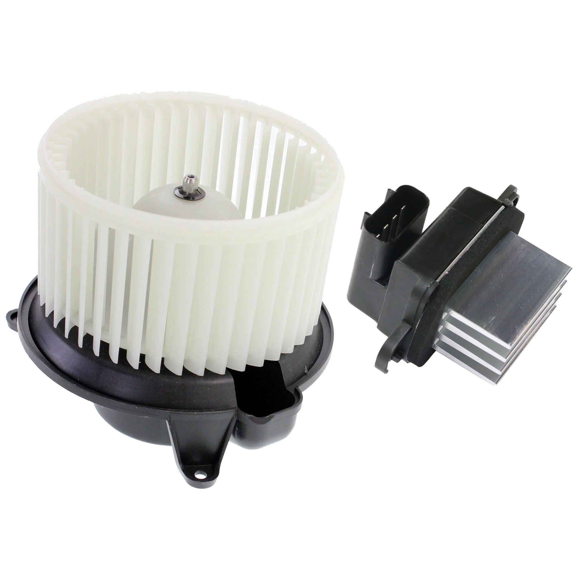 AM ARMADA 05-15 BLOWER MOTOR Assembly Front 2 pc kit with Blower Motor Resistor SKU KIT 021424-31 OEM 27226ZH00A 27151ZT00A OEM#2715