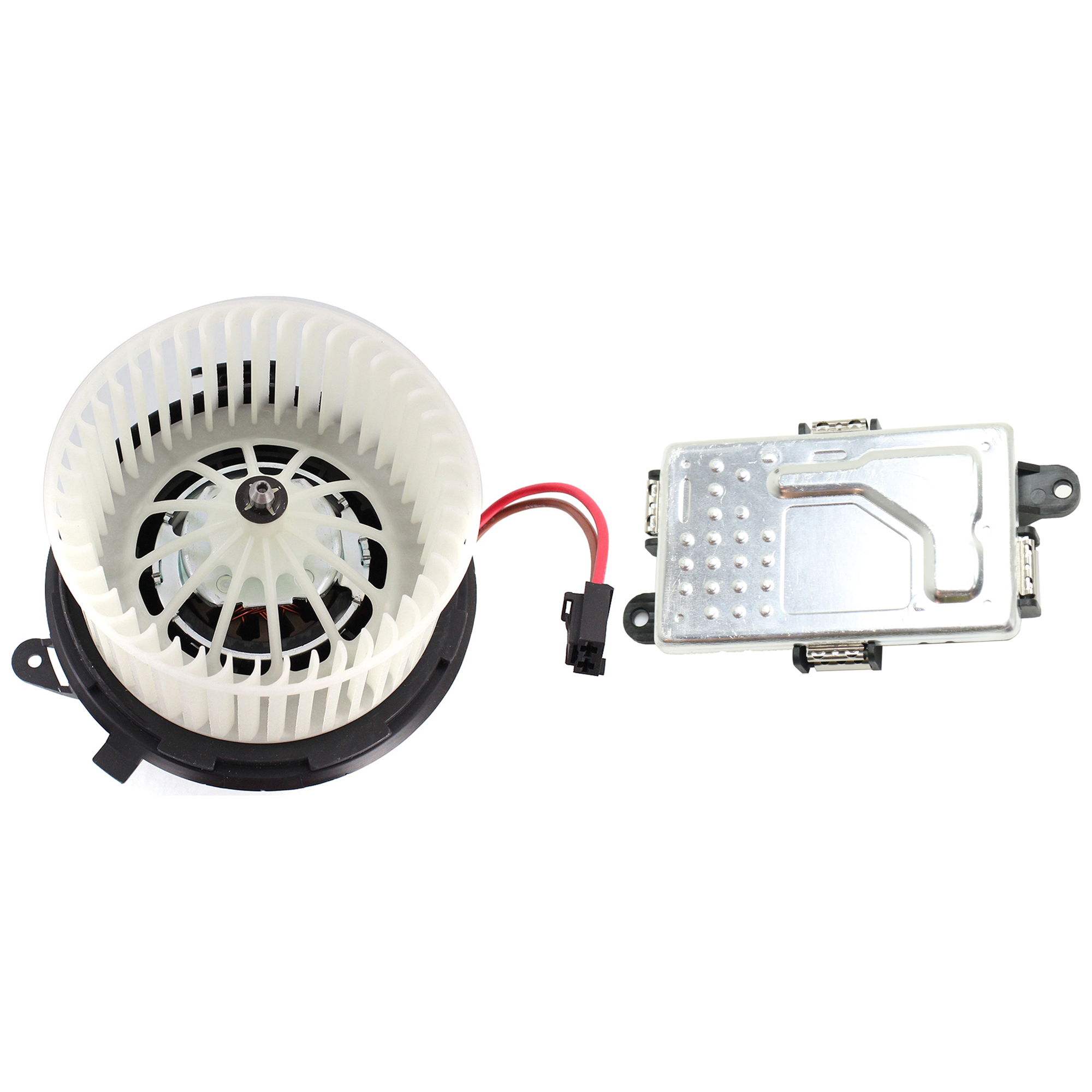 AM CL CLASS 12-18 E CLASS 12-17 BLOWER MOTOR Assembly Front 2 pc kit w Blower Motor SKU KIT 021424-46 OEM 2128200708-2128702110