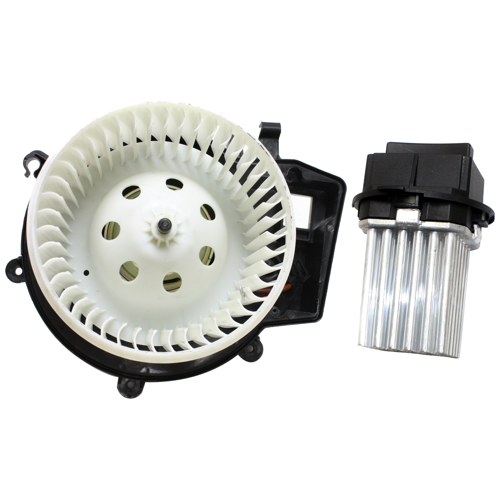 AM C CLASS 02-07 CLK CLASS 03-09 BLOWER MOTOR Assembly 2 pc kit with Blower Motor Resistor SKU KIT 021424-95 OEM 203820251464-2038202514-536984