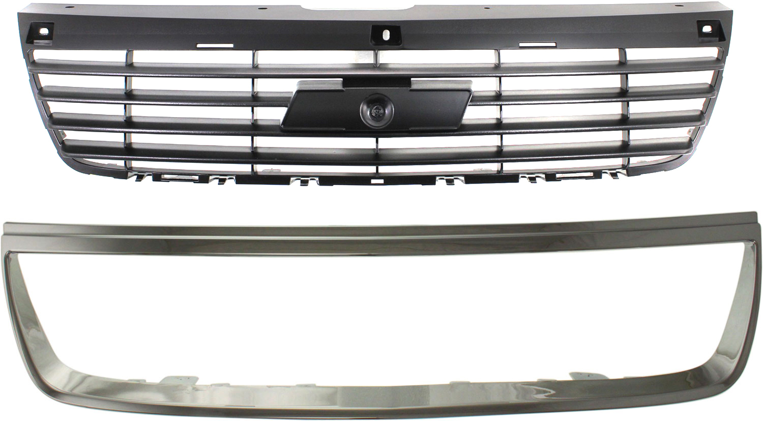 AM MALIBU 06-06 GRILLE Upper 2 pc kit Black Shell and Insert w Grille Trim LS LT LTZ Models Includes Classic SKU KIT 021517-02 Partslink GM1200558 GM1210110 OEM 15266336-15853884