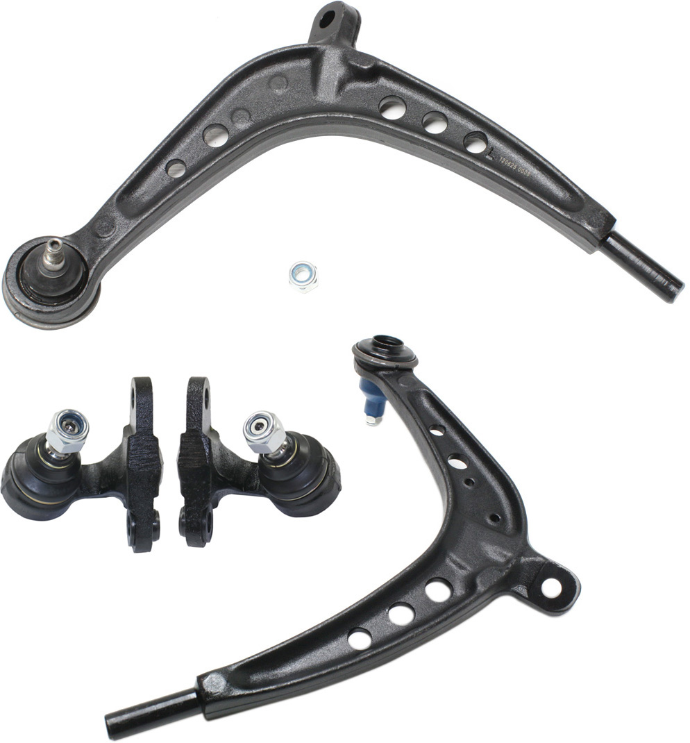 AM 330xi 325xi 01-05 CONTROL ARM KIT Set of 4 Front RH and LH Lower Control Arm and Ball Joint SKU KIT 022115-03 OEM 1017357-19296307-30016048-3112