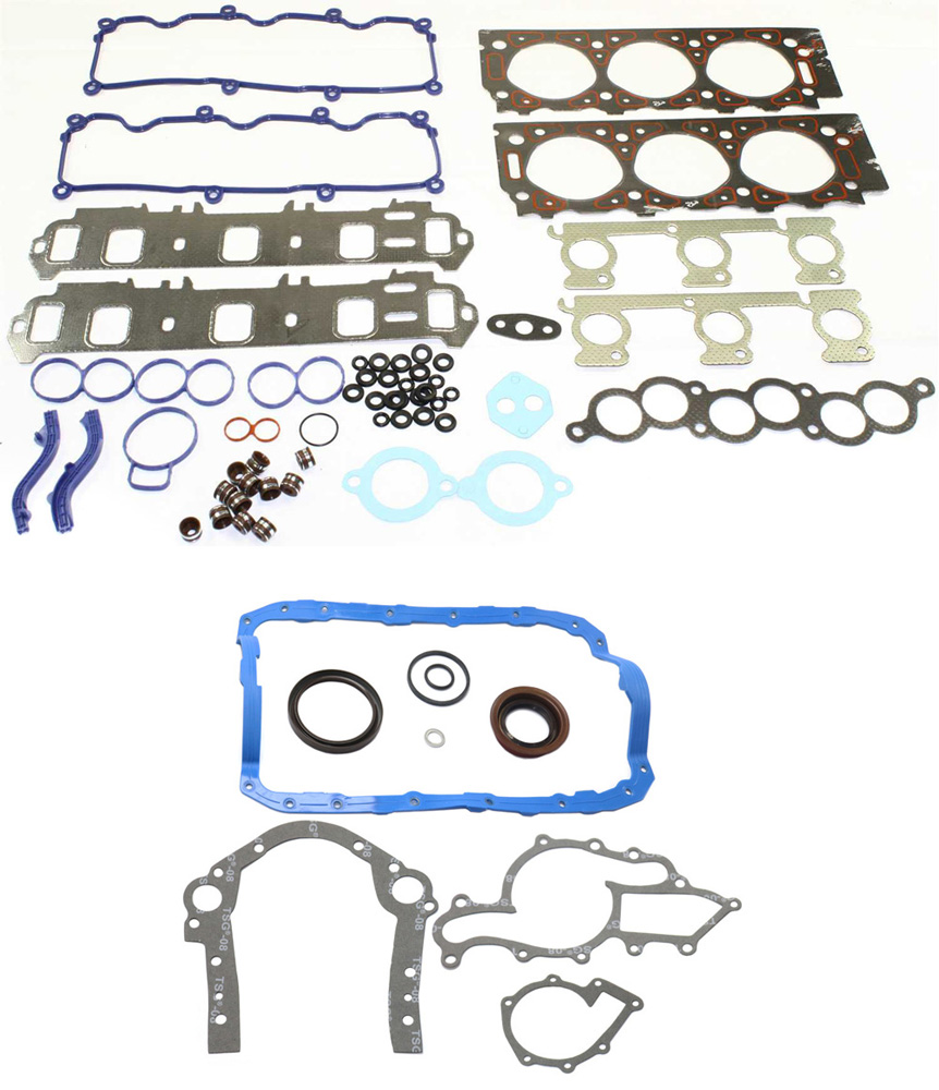AM AEROSTAR 91-97 RANGER 91-01 ENGINE GASKET SET 2 pc Kit w Cylinder Head Gasket Engine Conversion Gasket Set SKU KIT 022119-07