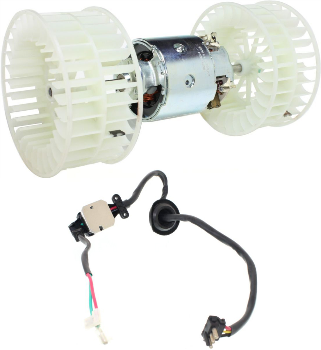 AM SL CLASS 94-02 BLOWER MOTOR w Blower Motor Resistor SKU KIT 022415-23 OEM 1298209042-1298213351