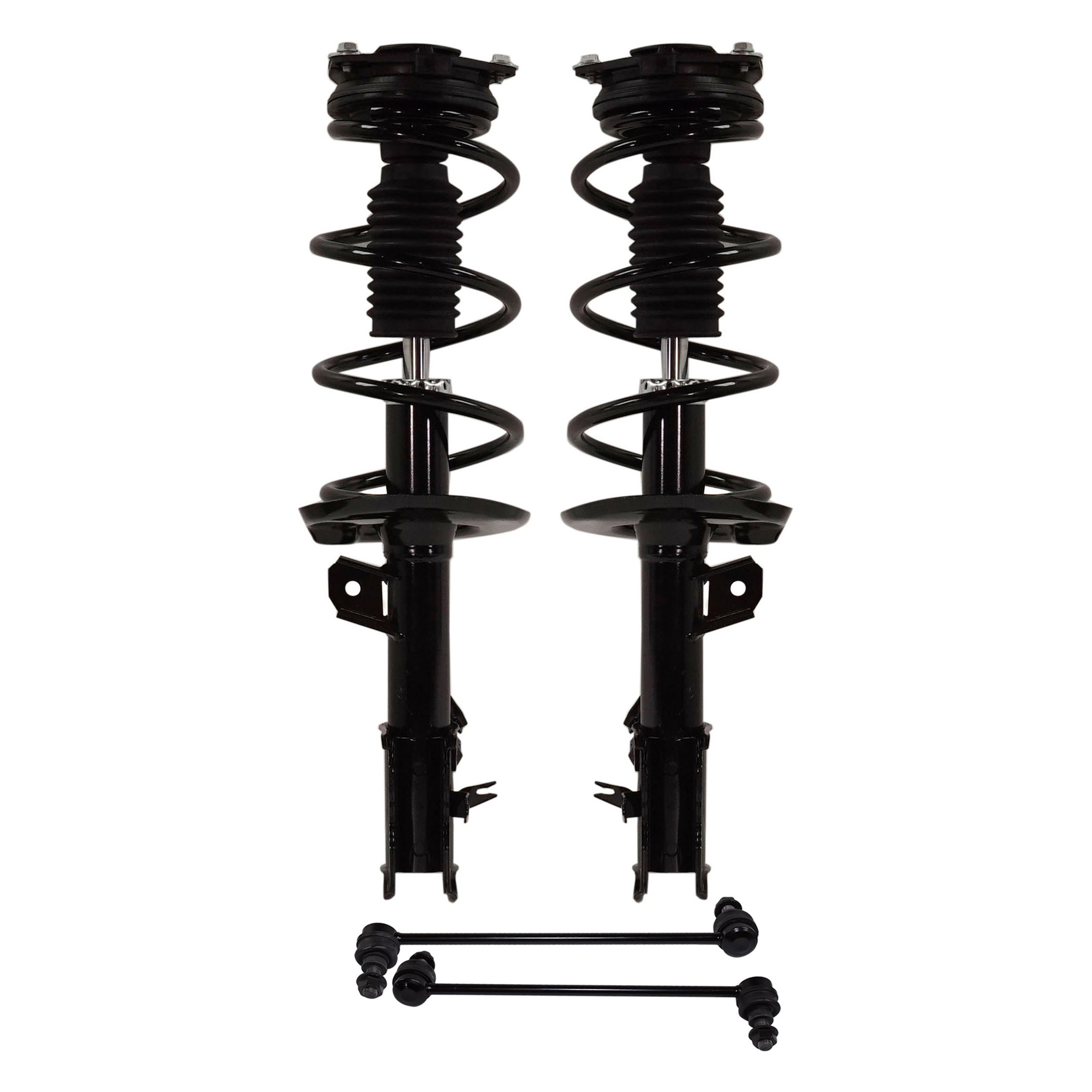 AM ROGUE 08-12 FRONT SUSPENSION KIT RH AND LH 4 pc Kit with Loaded Struts and Sway Bar Links SKU KIT 022421-03-96 OEM 172609-272609-882440-501726099