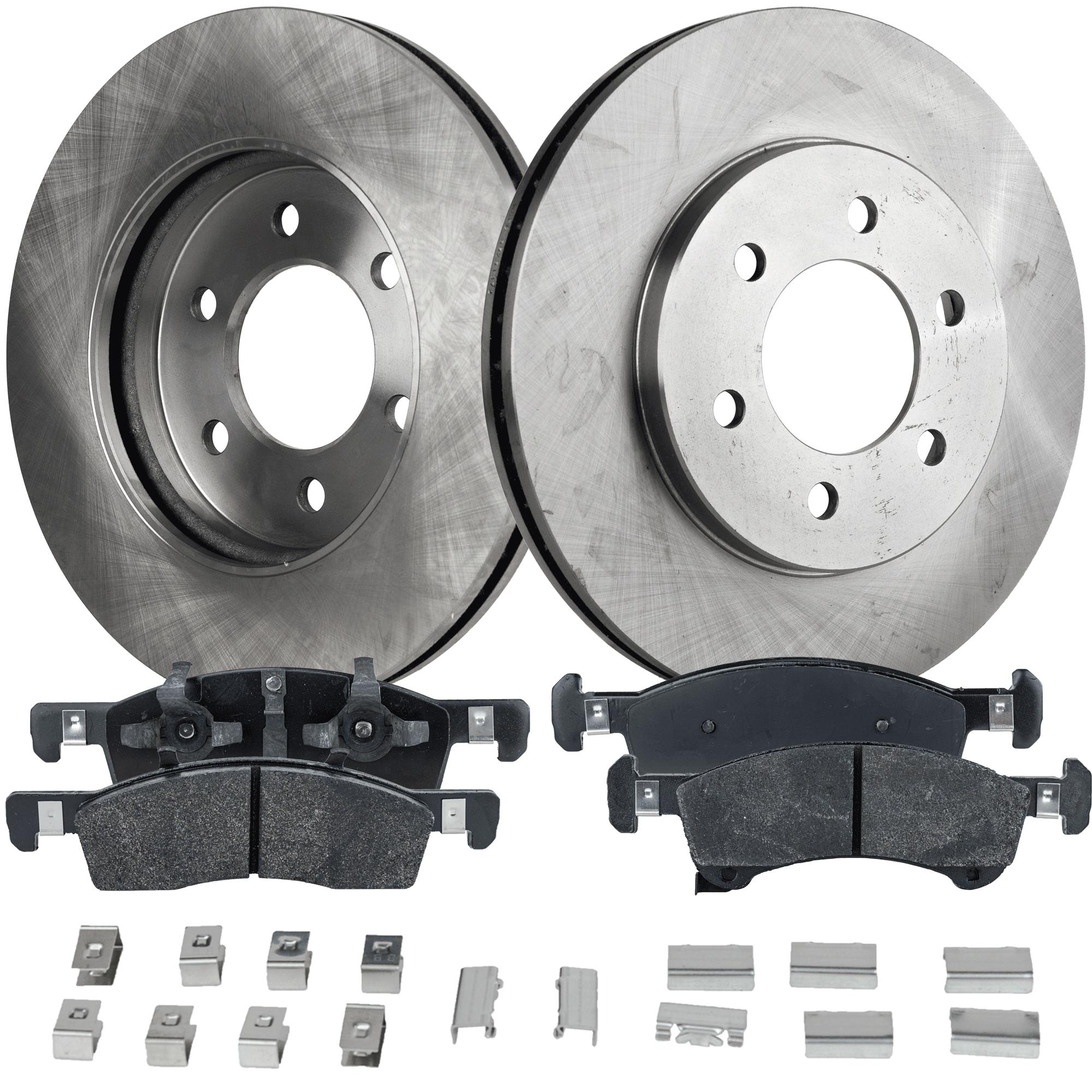 AM EXPEDITION NAVIGATOR 03-06 FRONT BRAKE DISC AND PAD KIT 4 pc kit SKU KIT 022421-03-99 OEM 2L1Z1125AA 6L1Z1125A 2L1Z2001A