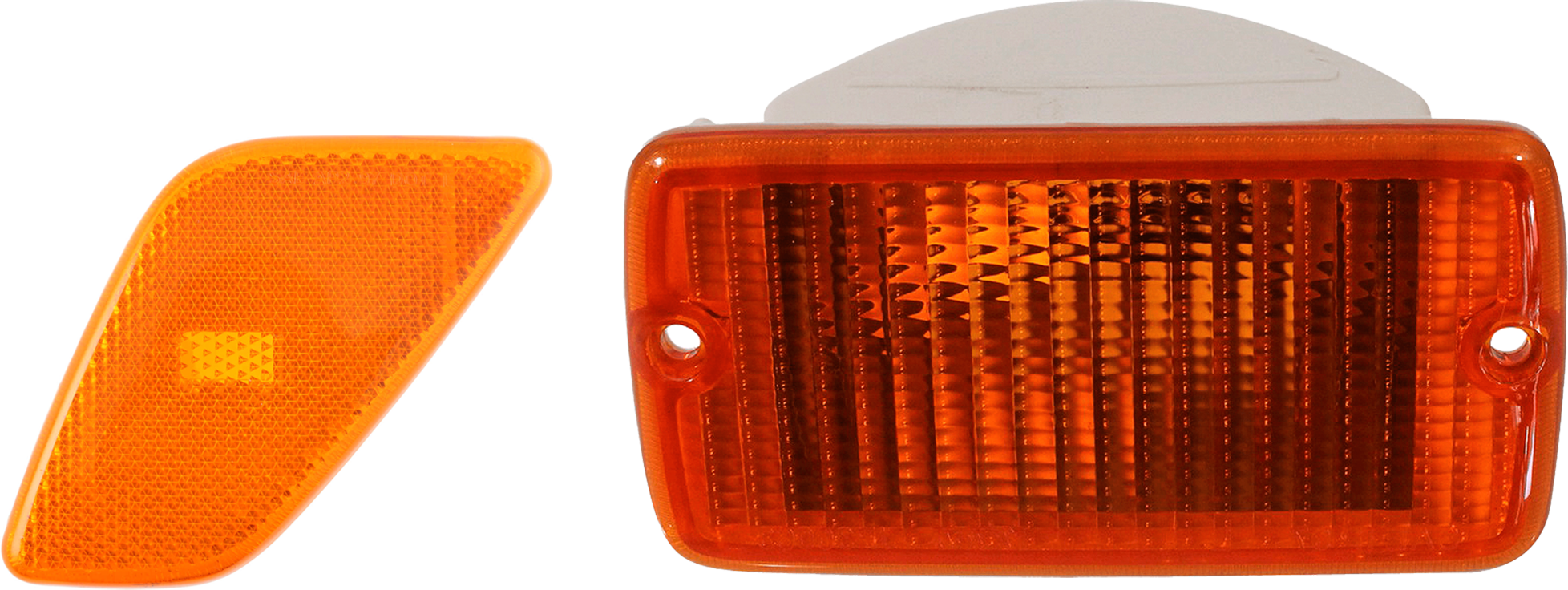 AM WRANGLER 01-06 FRONT TURN SIGNAL LIGHT LH 2 pc kit Lens and Housing with Side Marker SKU KIT 022625-01 Partslink CH2550120 OEM 55155629AC