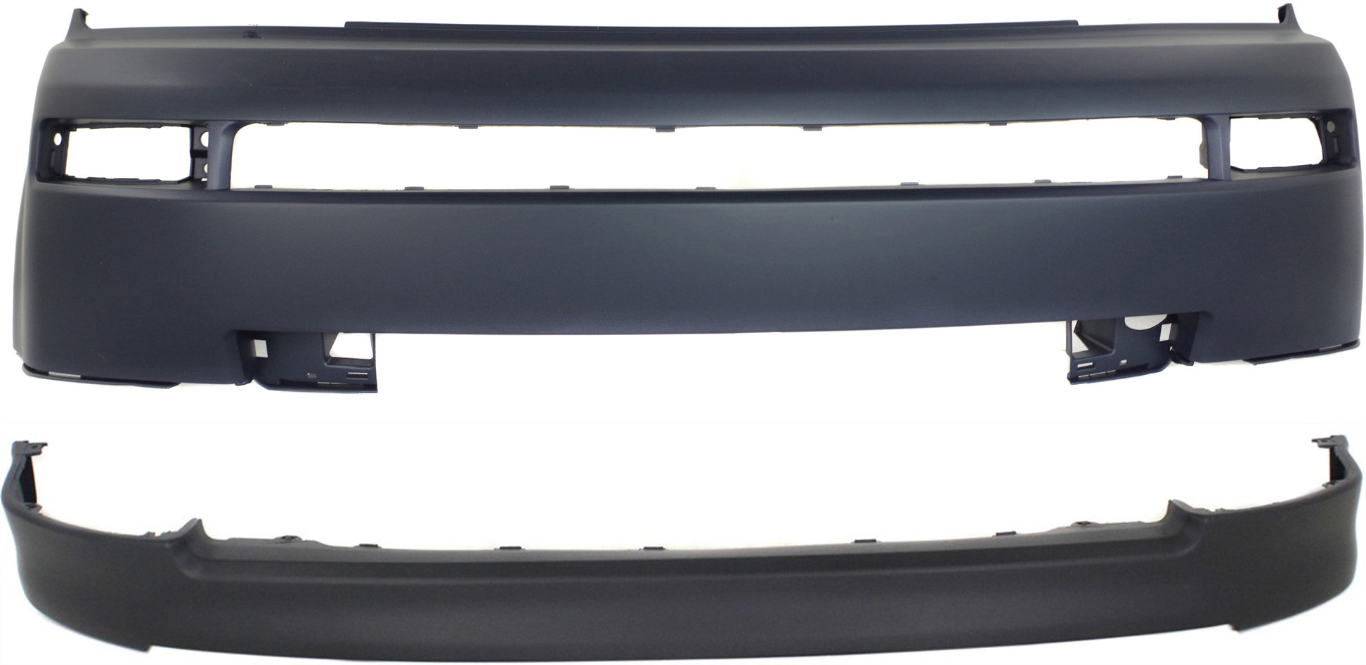 AM XB 04-06 FRONT BUMPER COVER 2 pc Kit with Lower Side Spoiler SKU KIT 022716-24 Partslink SC1000102 SC1093101 OEM 5211952915-7685152070