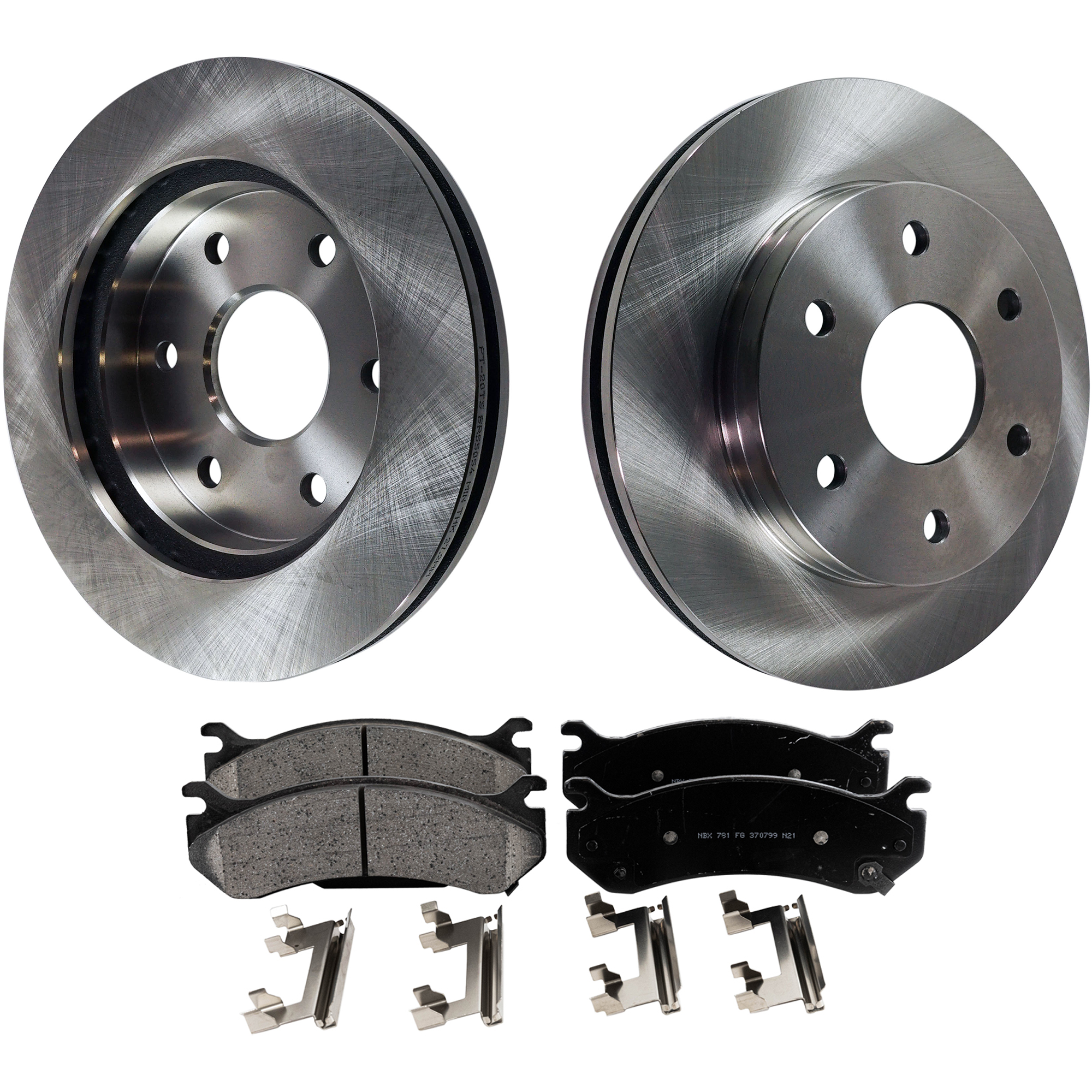 AM SIERRA SILVERADO 99-07 EXPRESS 1500 SAVANA 1500-03-08 FRONT BRAKE DISC AND PAD KIT 4 pc Kit SKU KIT 030321-02-78 OEM 18060214-15716362-19241877-192