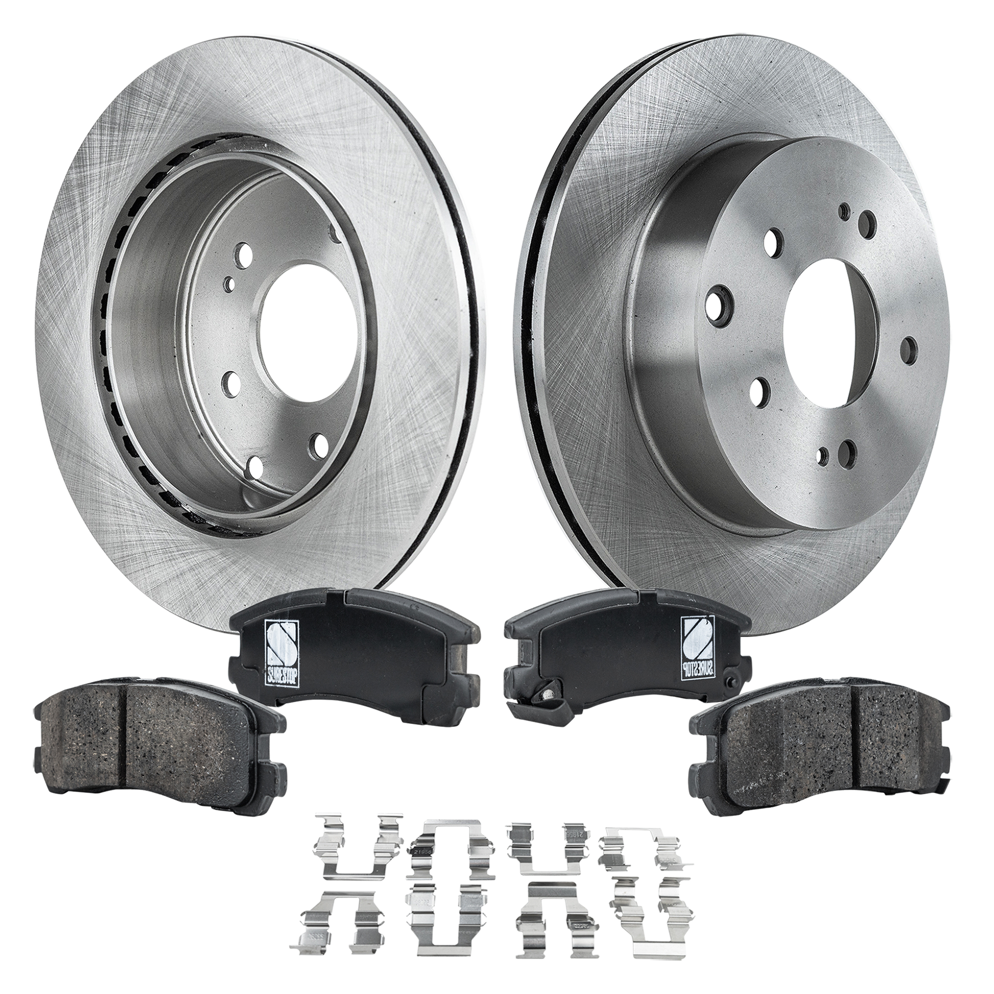 AM GALANT 07-09 REAR BRAKE DISC AND PAD KIT 4 pc kit SKU KIT 030323-328 OEM 31457-44640-0833352-900592-600