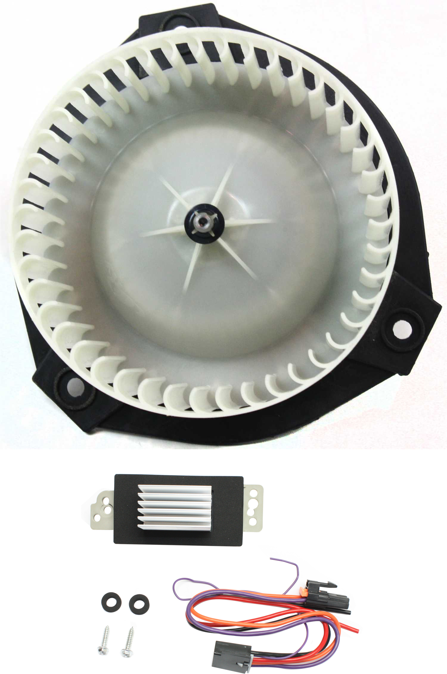 AM ENVOY 03-09 TRAILBLAZER 03-08 BLOWER MOTOR 2 Pc kit w Blower Motor Resistor SKU KIT 030418-09 OEM 89018747-19260762-8888929760